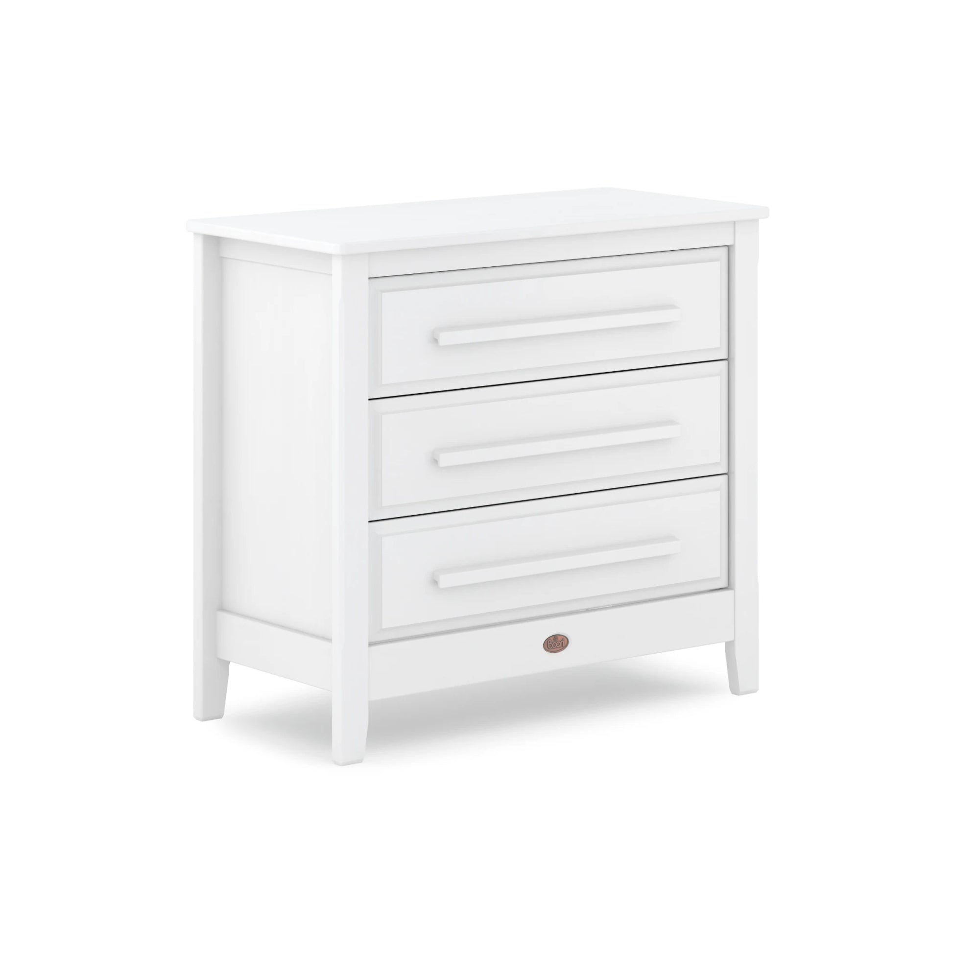 Boori Linear Kids 3 Drawer Chest Smart Assembly, Barley White