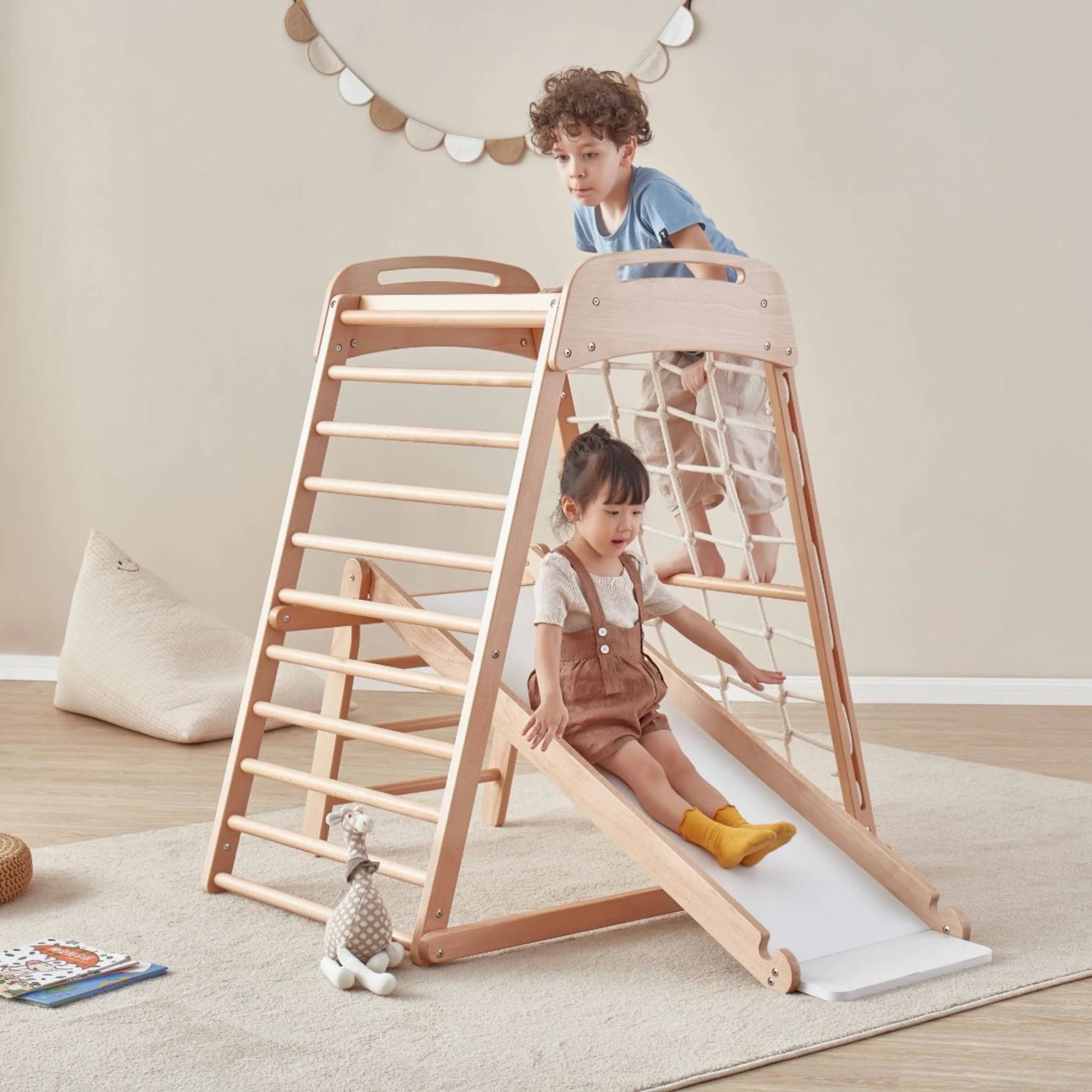 Boori Thetis Kids Activity Mini Gym with Gym Rings, Standard