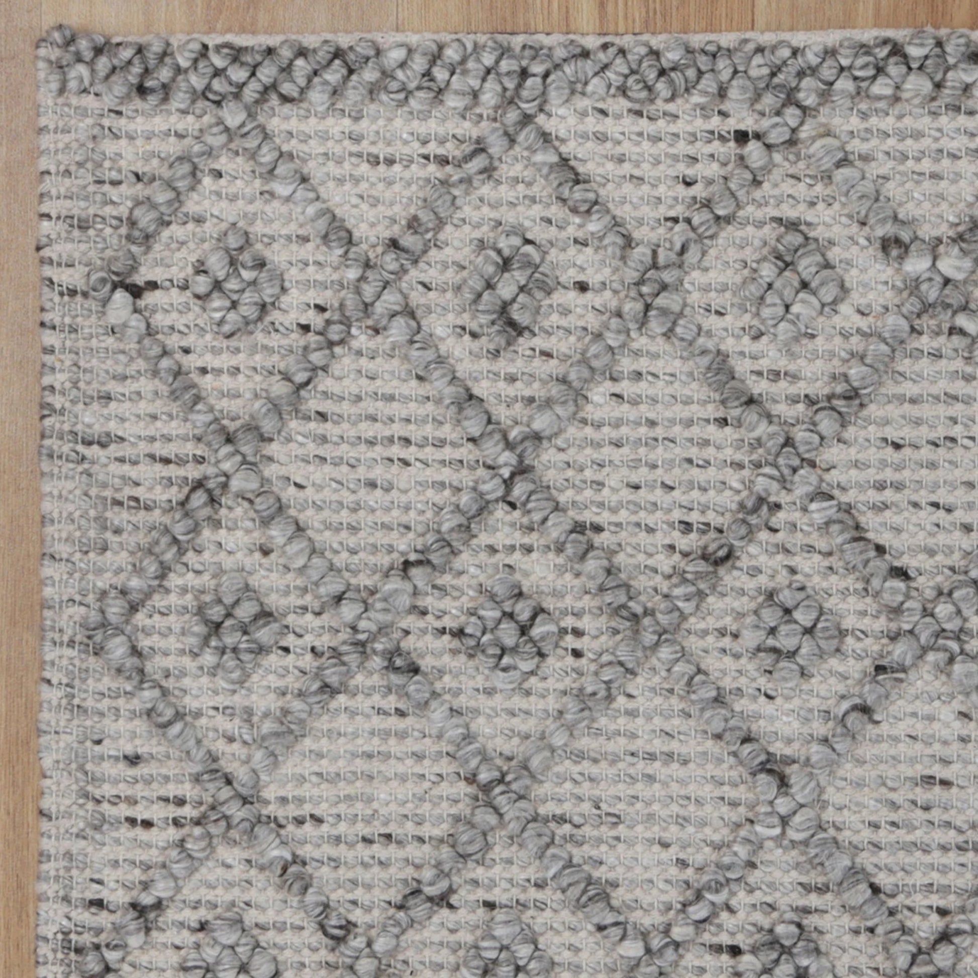 Wild Yarn Dream Tribal Classic Wool And Cotton Rug, Storm