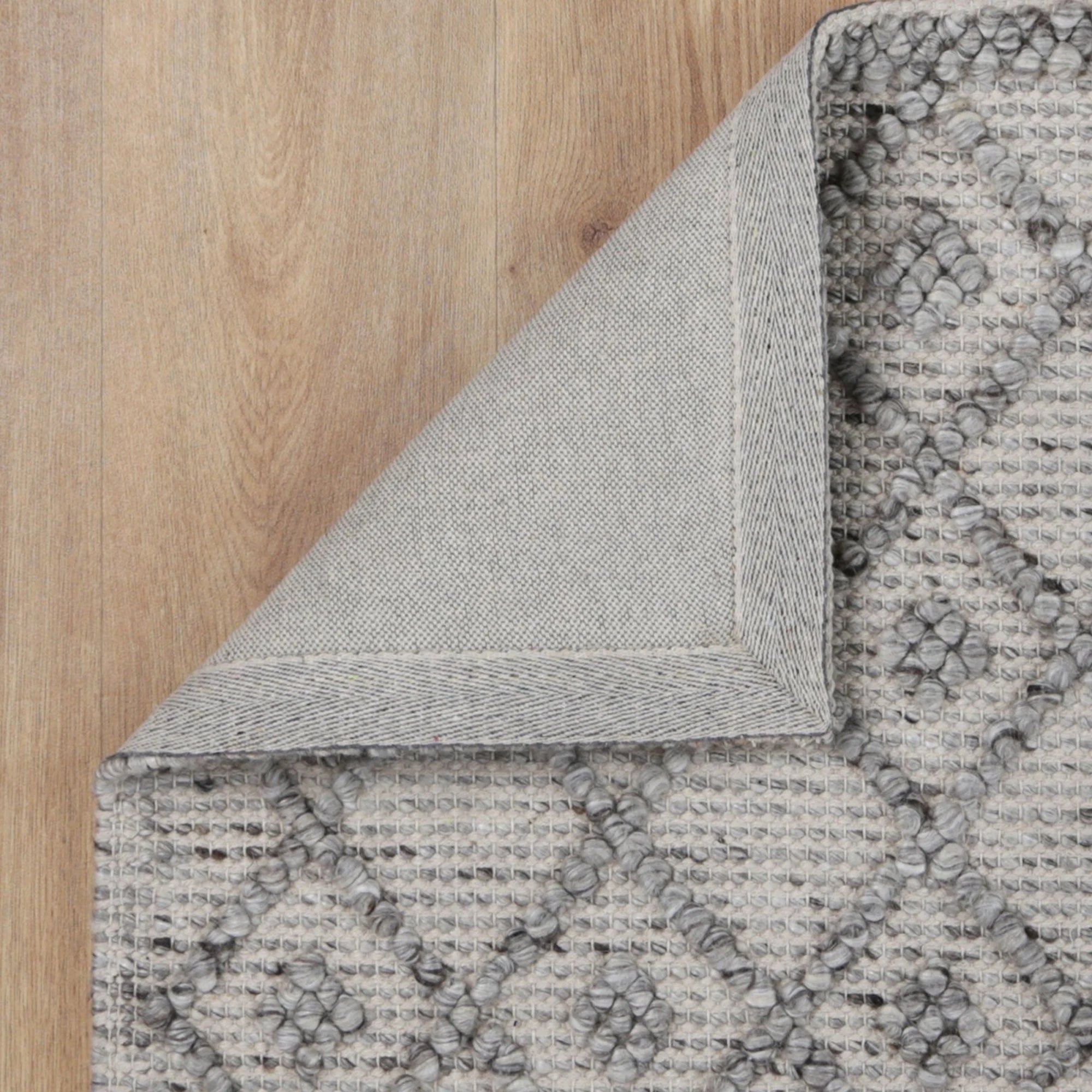 Wild Yarn Dream Tribal Classic Wool And Cotton Rug, Storm