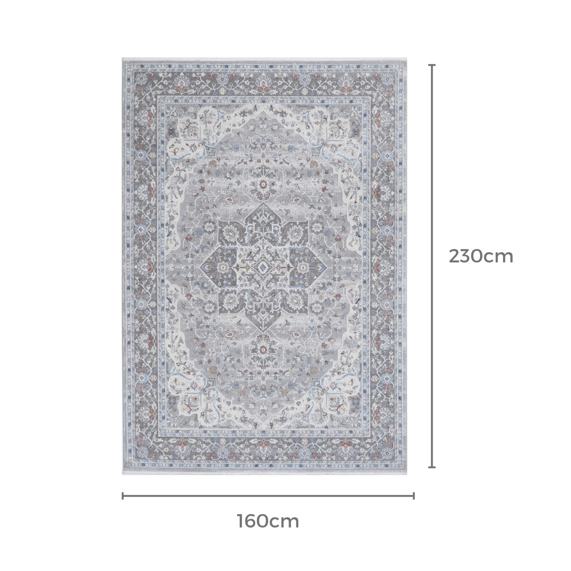 Wild Yarn Seasons Vintage Istanbul Rug, Blue