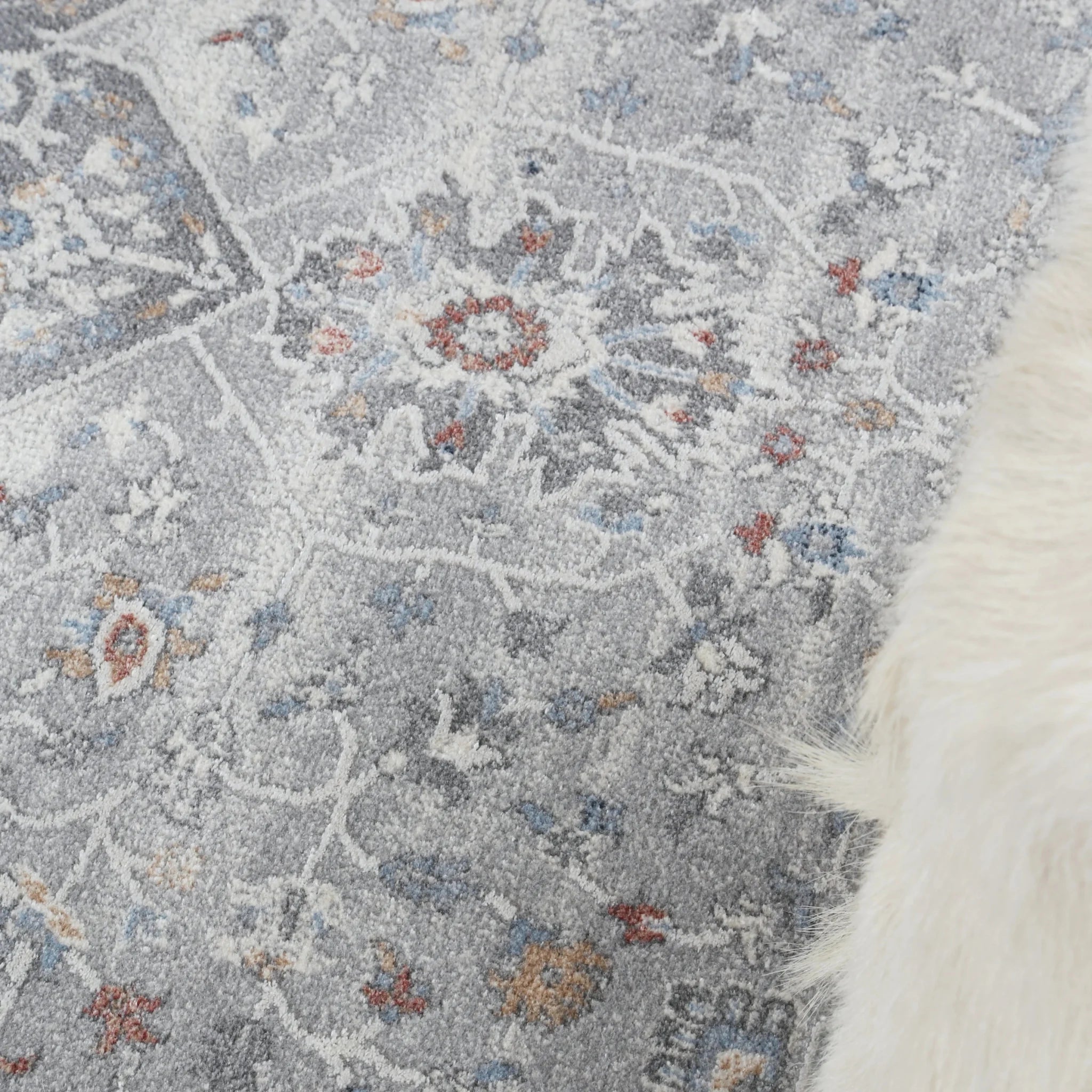 Wild Yarn Seasons Vintage Istanbul Rug, Blue