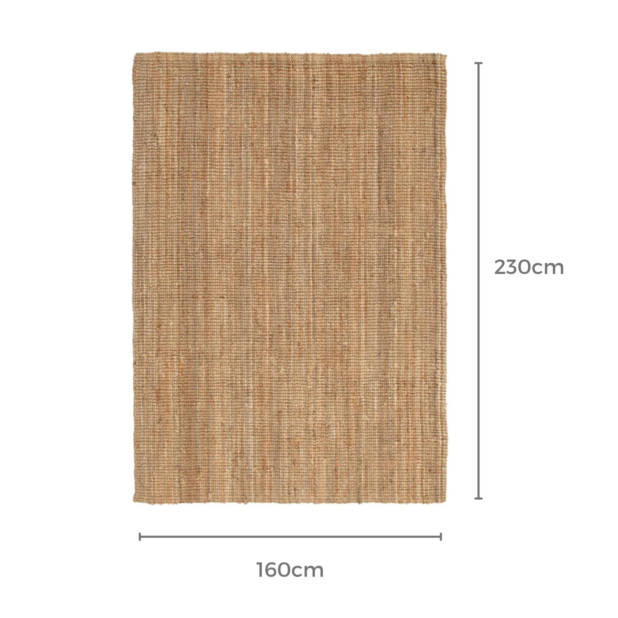 Dreamweaver Savannah Scandinavian Jute Rug, Natural