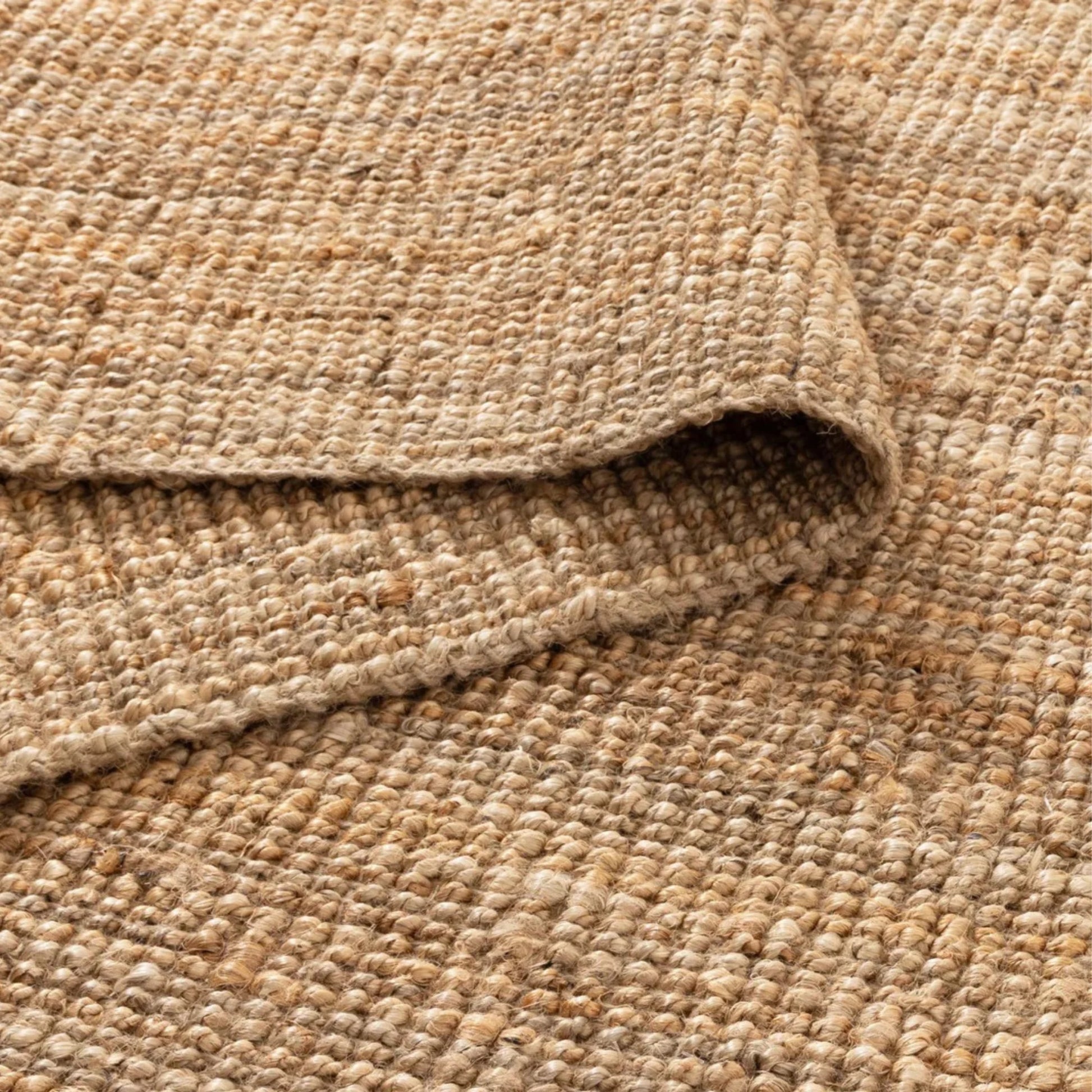 DreamWeaver Savannah Scandinavian Jute Rug, Natural