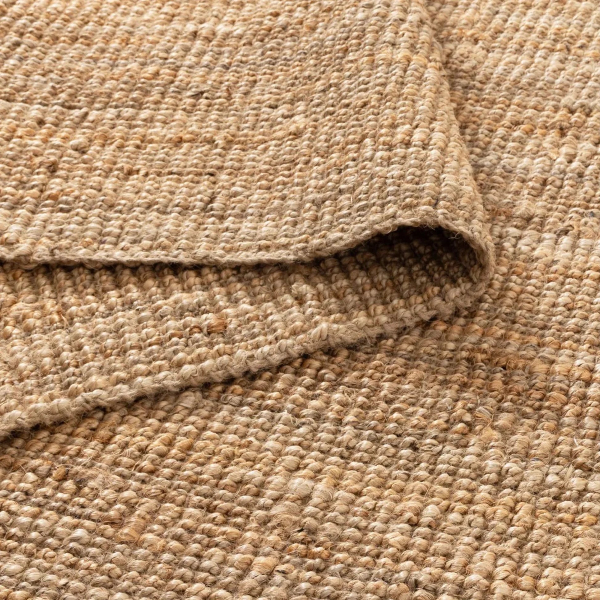 DreamWeaver Savannah Scandinavian Jute Rug, Natural