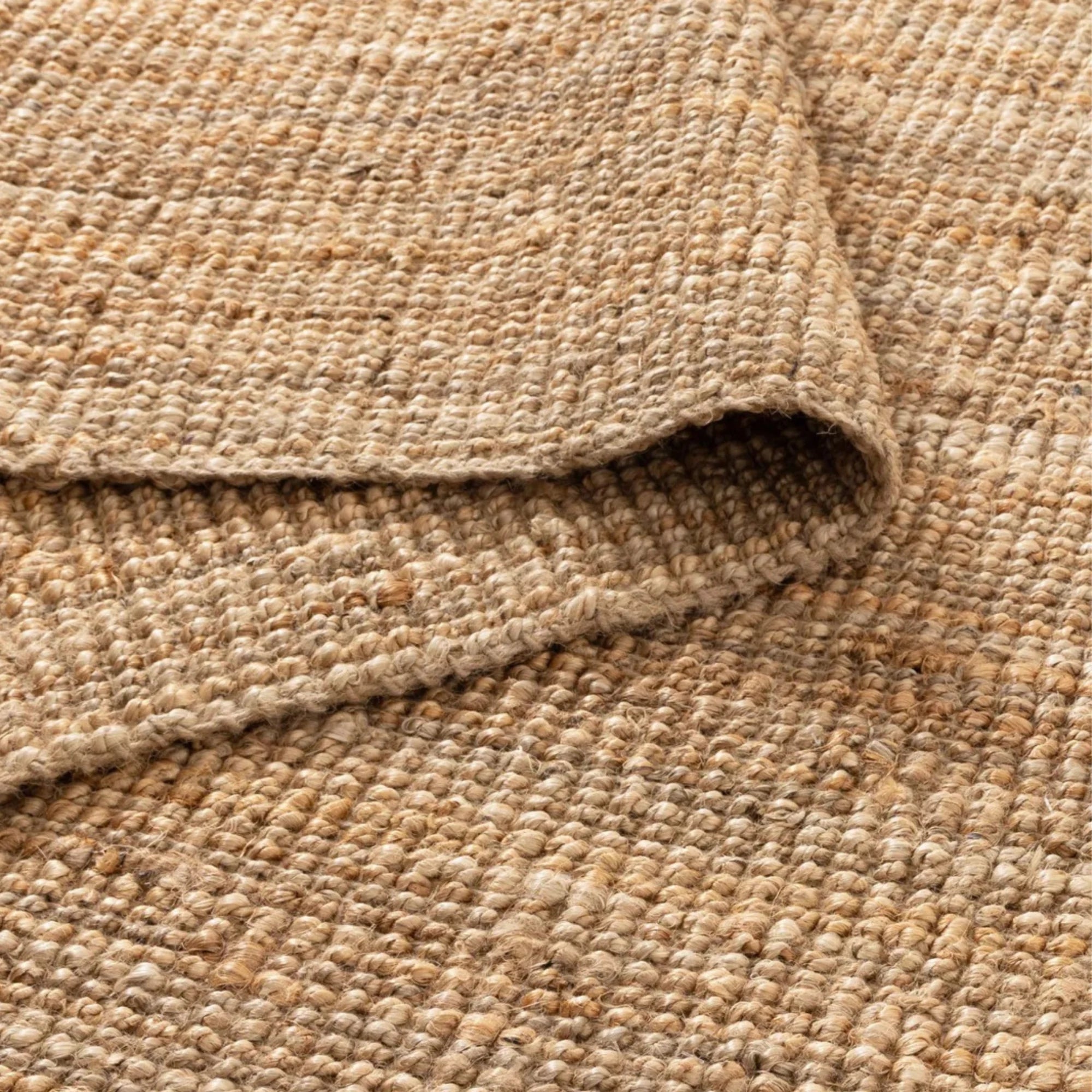 DreamWeaver Savannah Scandinavian Jute Rug, Natural
