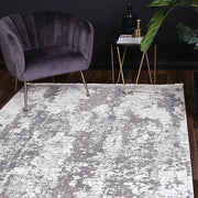 Dreamweaver Aura Modern Rug, Grey