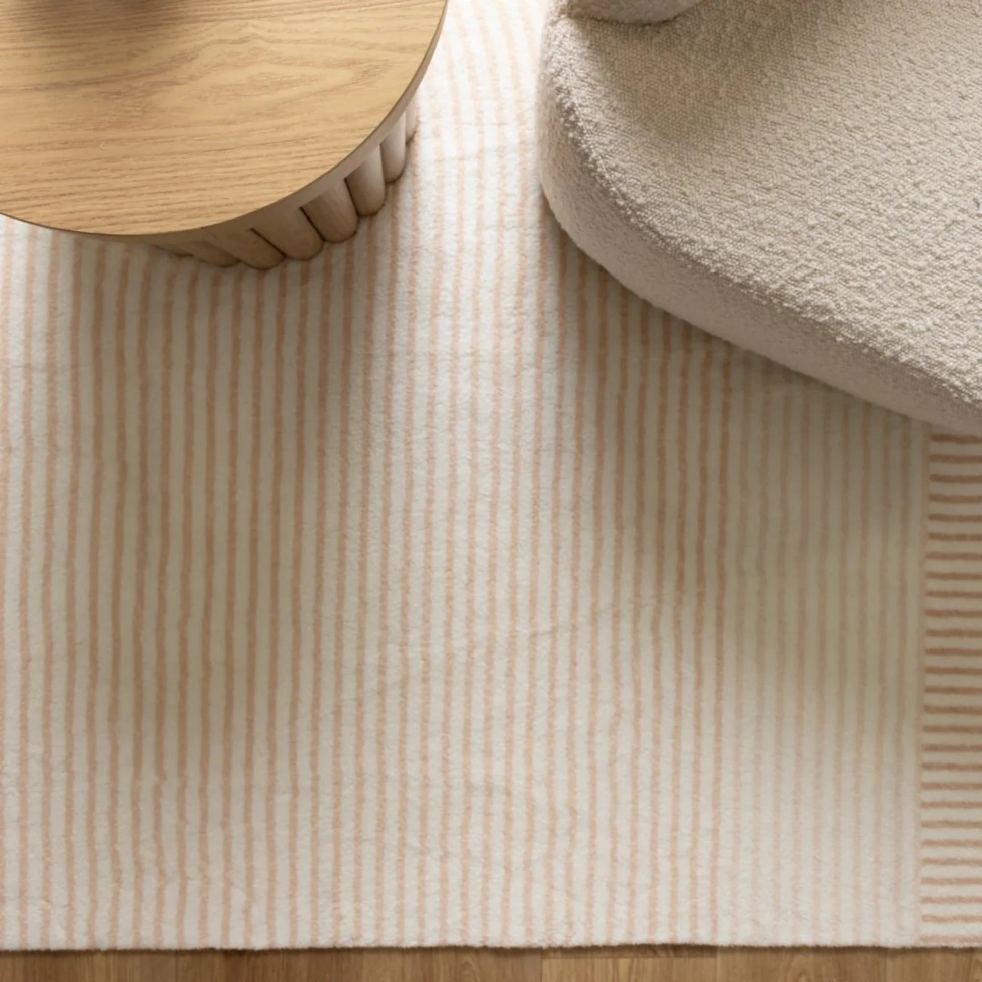 DreamWeaver Oasis Arches Machine Washable Rug, Arches Cream