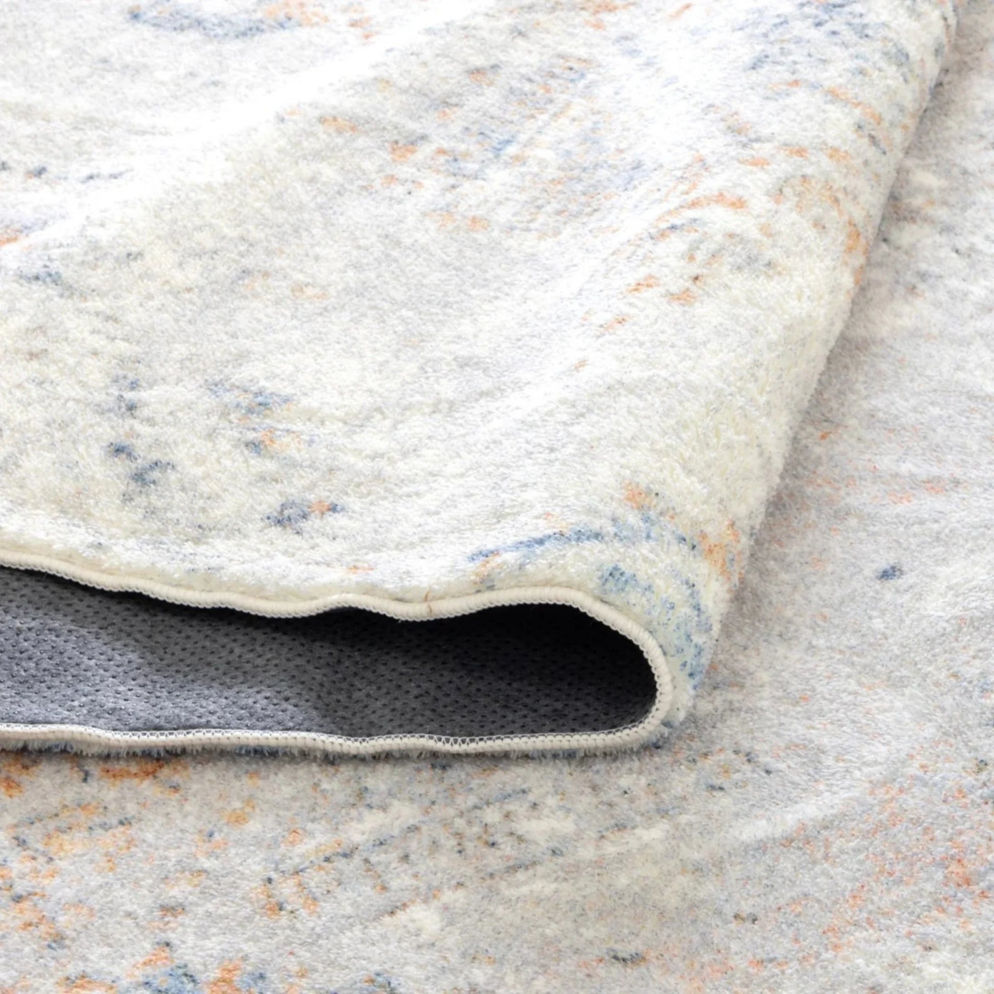 Dreamweaver Oasis Vintage Machine Washable Rug, Vintage Blue