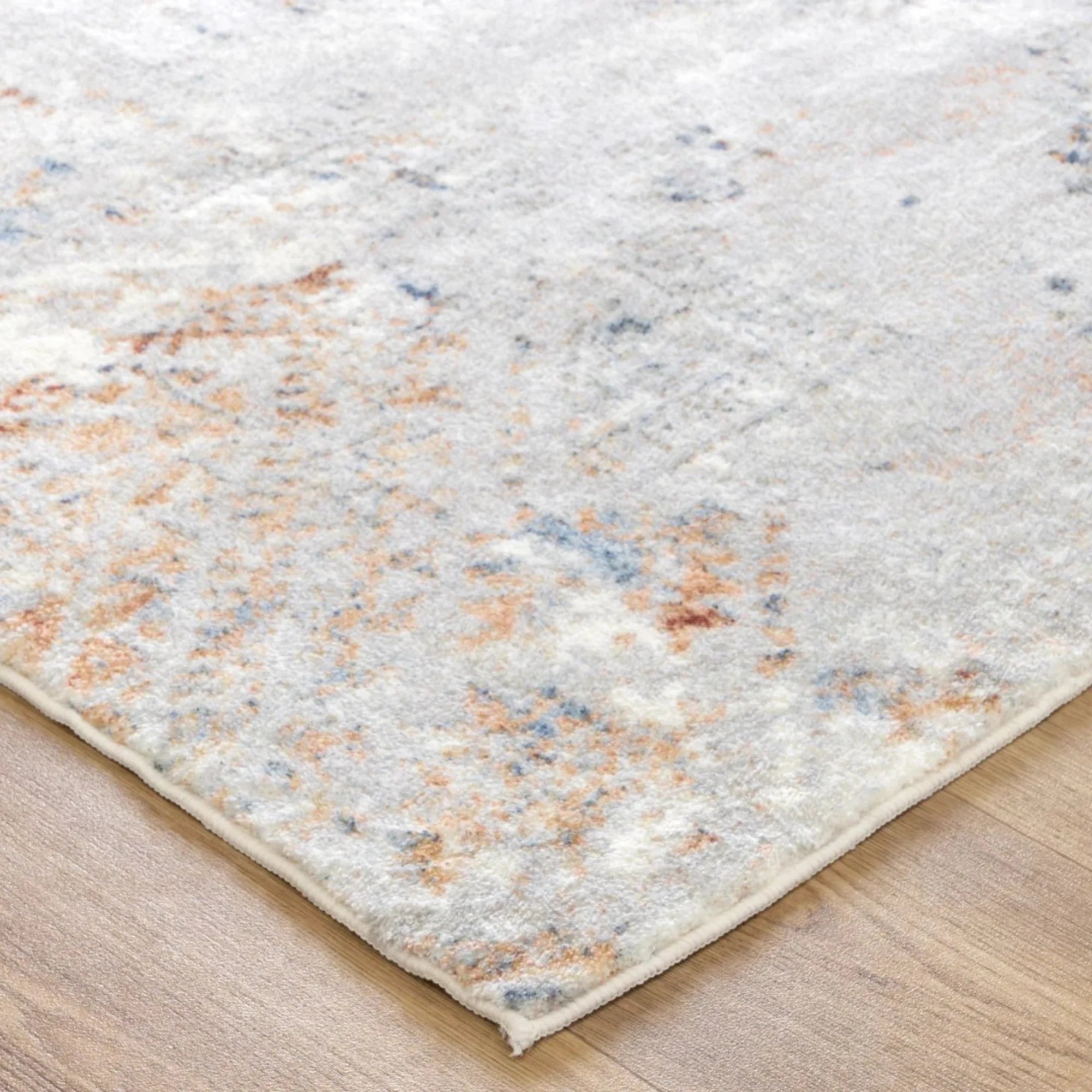 Dreamweaver Oasis Vintage Machine Washable Rug, Vintage Blue