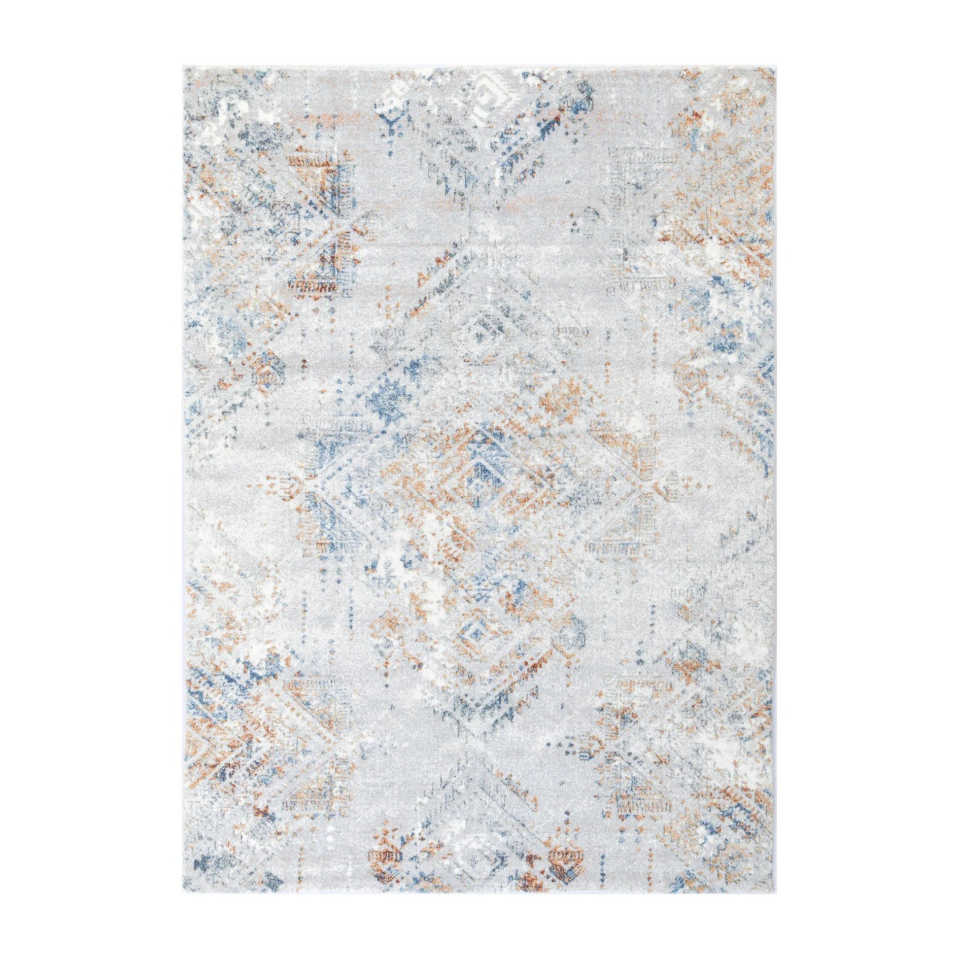 Dreamweaver Oasis Vintage Machine Washable Rug, Vintage Blue