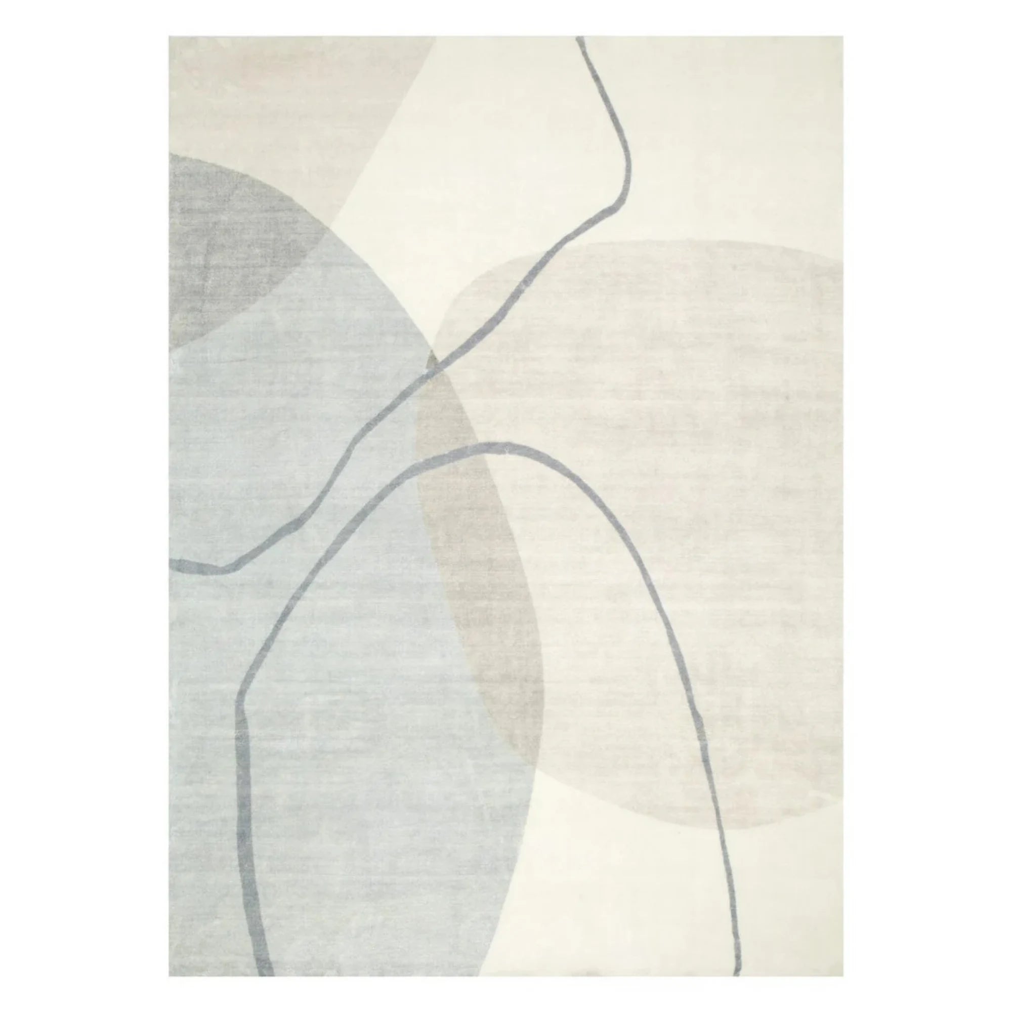 DreamWeaver Oasis Watercolour Machine Washable Rug, Watercolour Multi