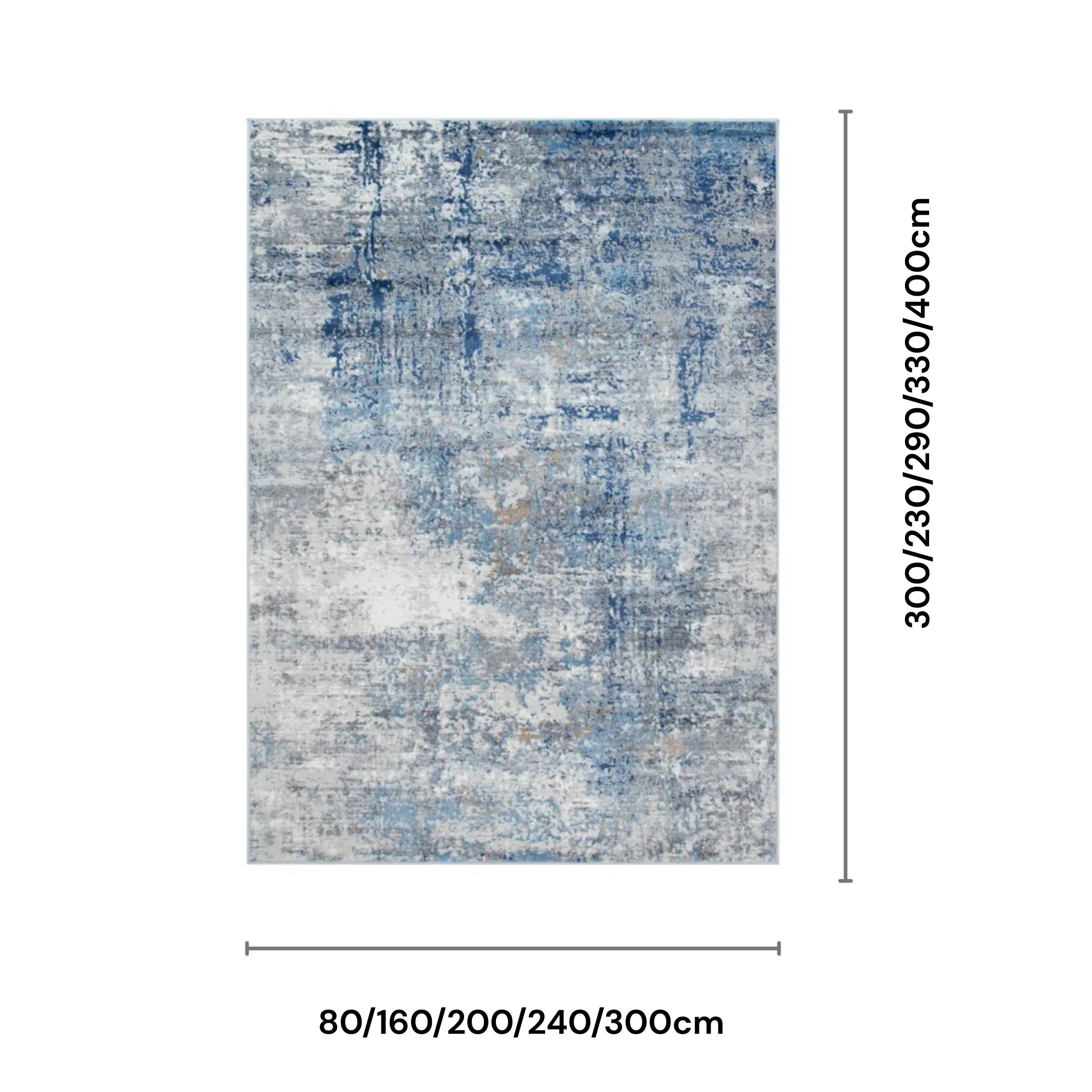 DreamWeaver Zenith Modern Rug, Navy Blue