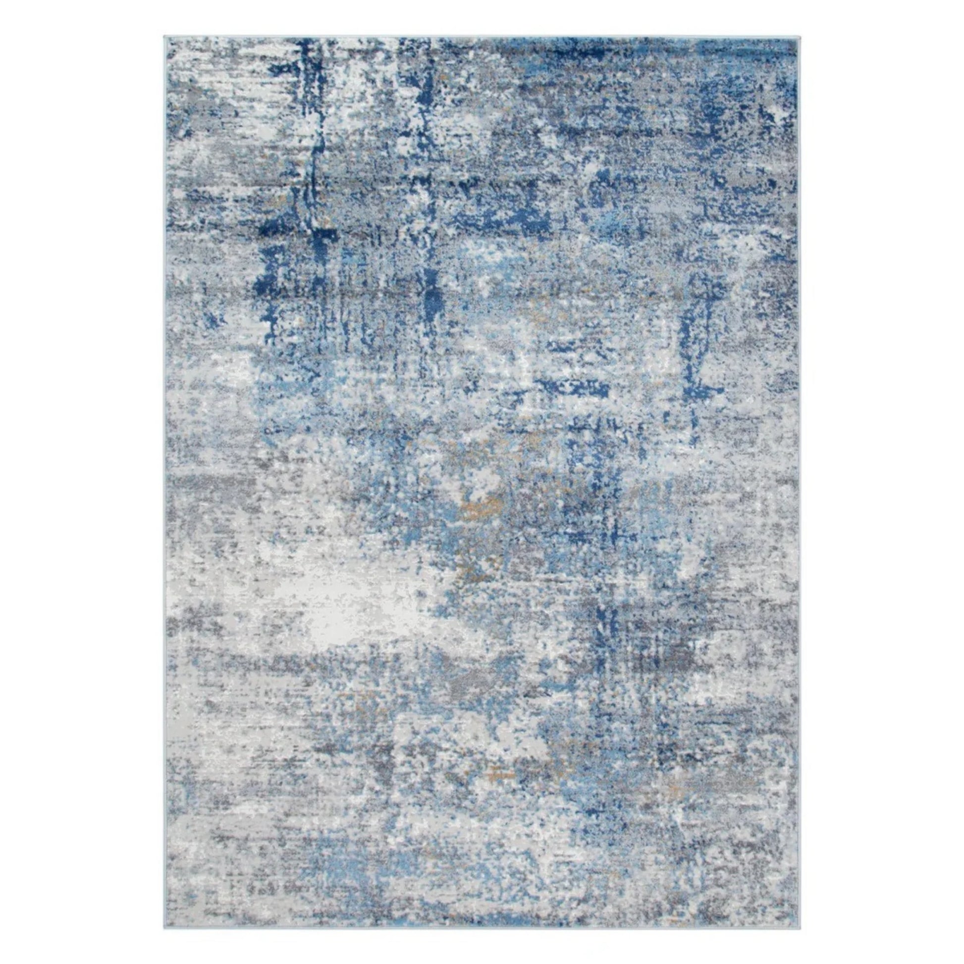 DreamWeaver Zenith Modern Rug, Navy Blue