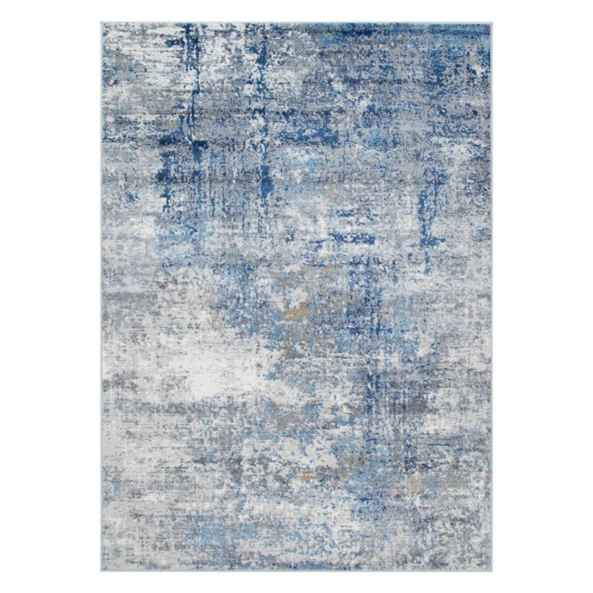 DreamWeaver Zenith Modern Rug, Navy Blue