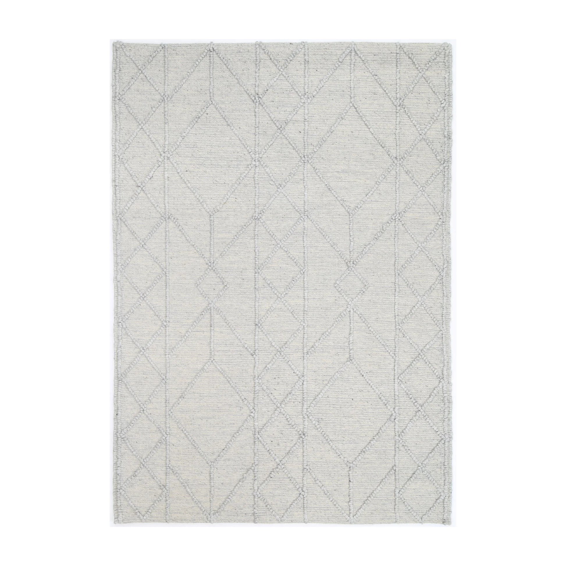 DreamWeaver Wave Scandinavian Tribal Rug, Tribal Grey