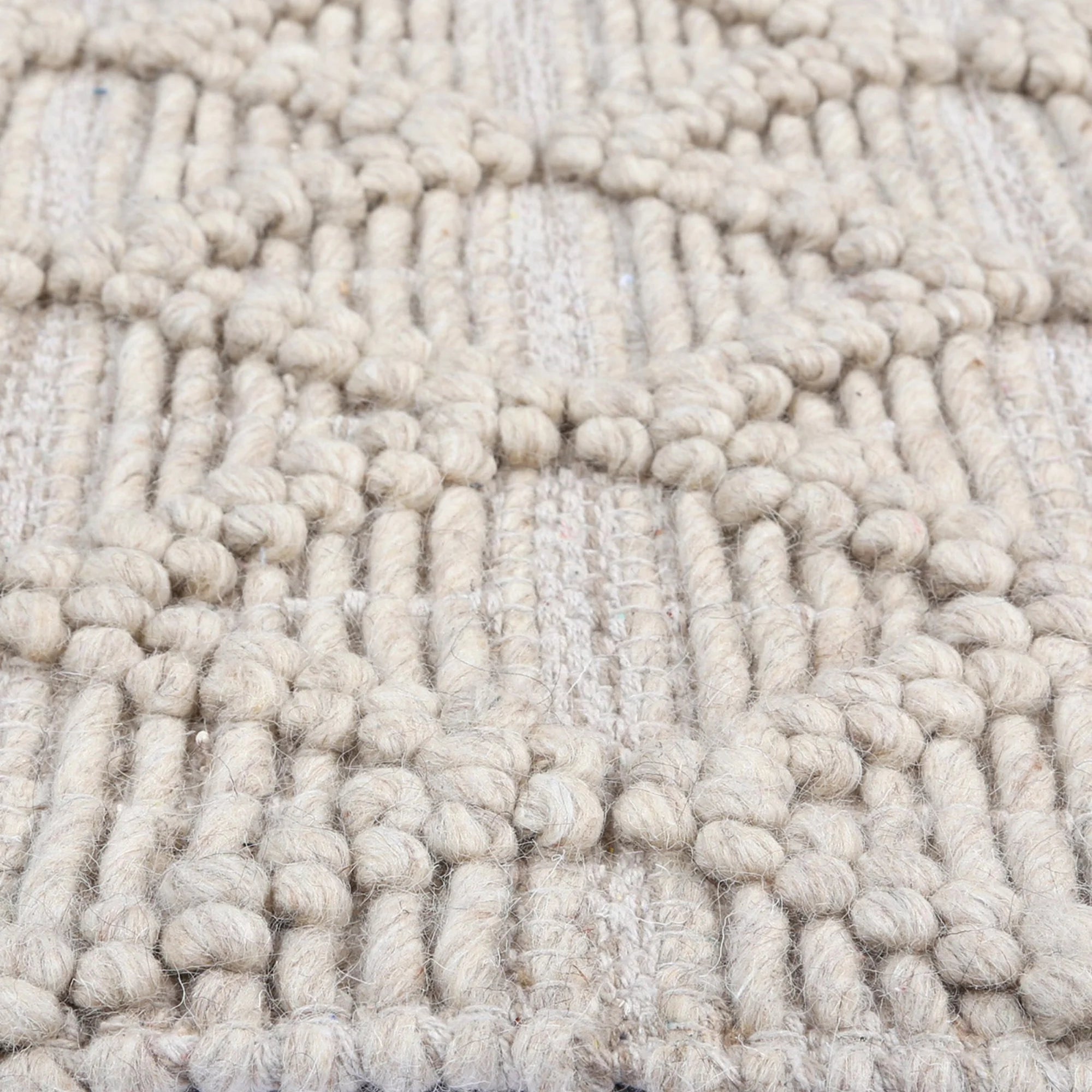 Dreamweaver Wave Scandinavian Mosaic Rug, Mosaic Natural