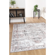Dreamweaver Homestead Machine Washable Rug, Amelie Terracotta