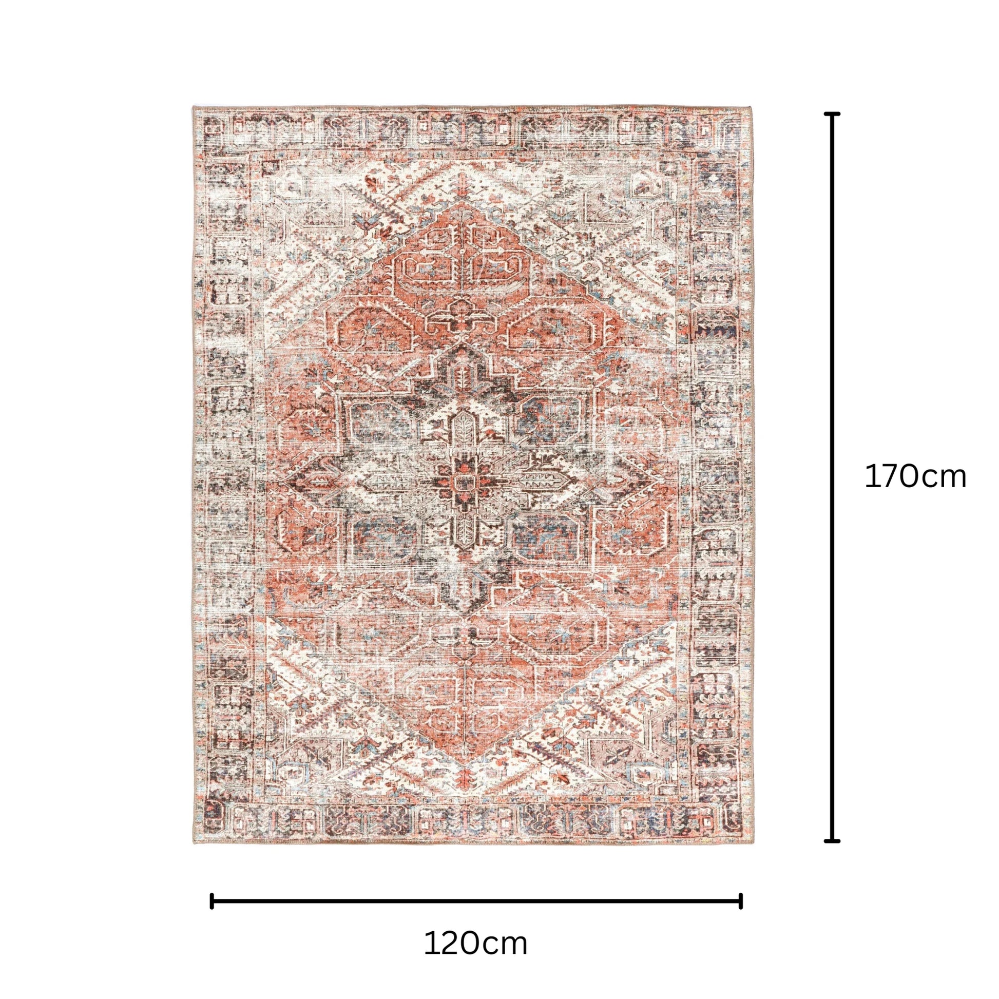 Dreamweaver Homestead Machine Washable Rug, Jezebel Red