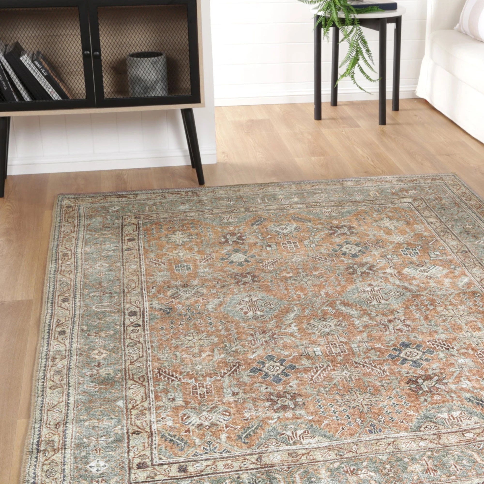 DreamWeaver Mystic Machine Washable Rug, Sand