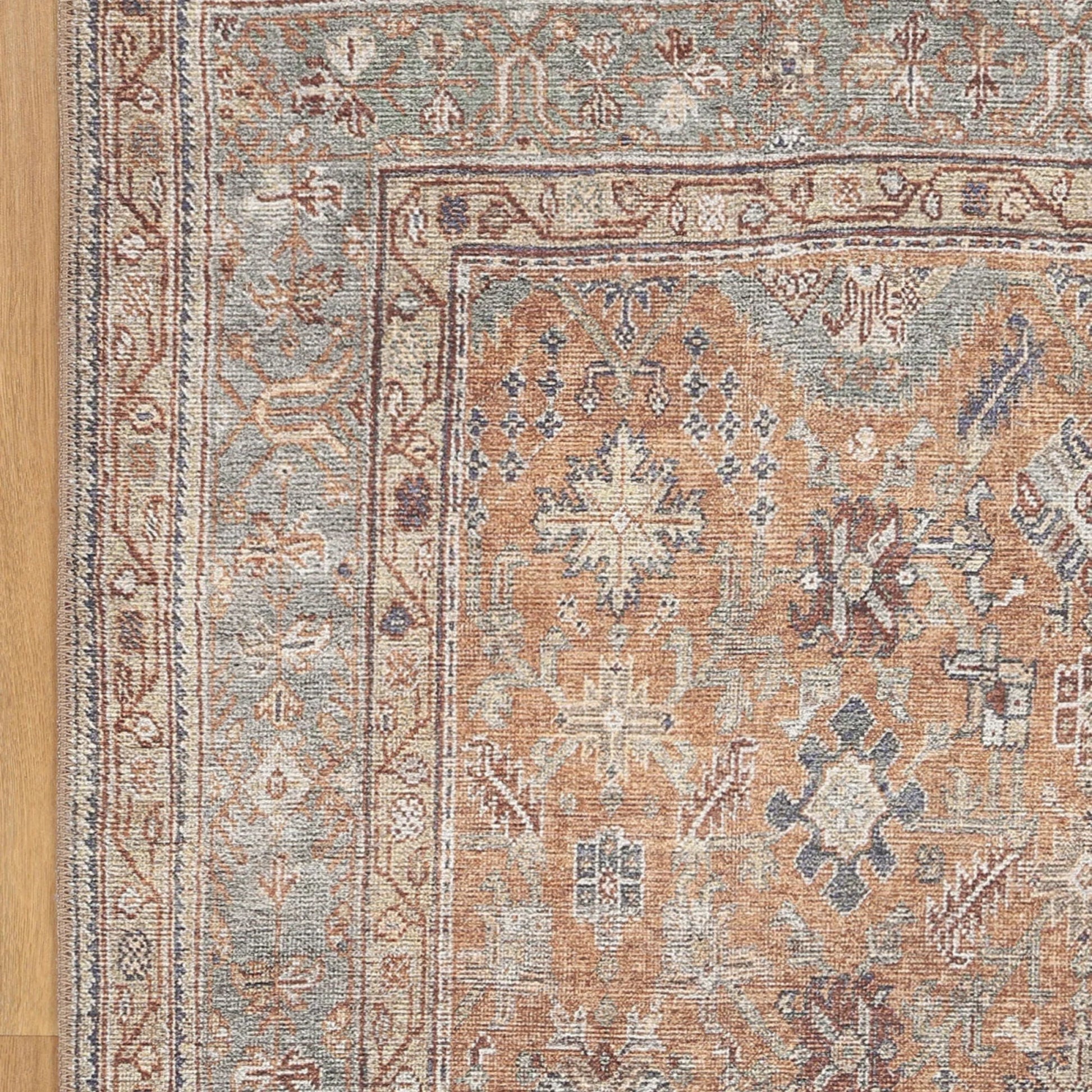 DreamWeaver Mystic Machine Washable Rug, Sand