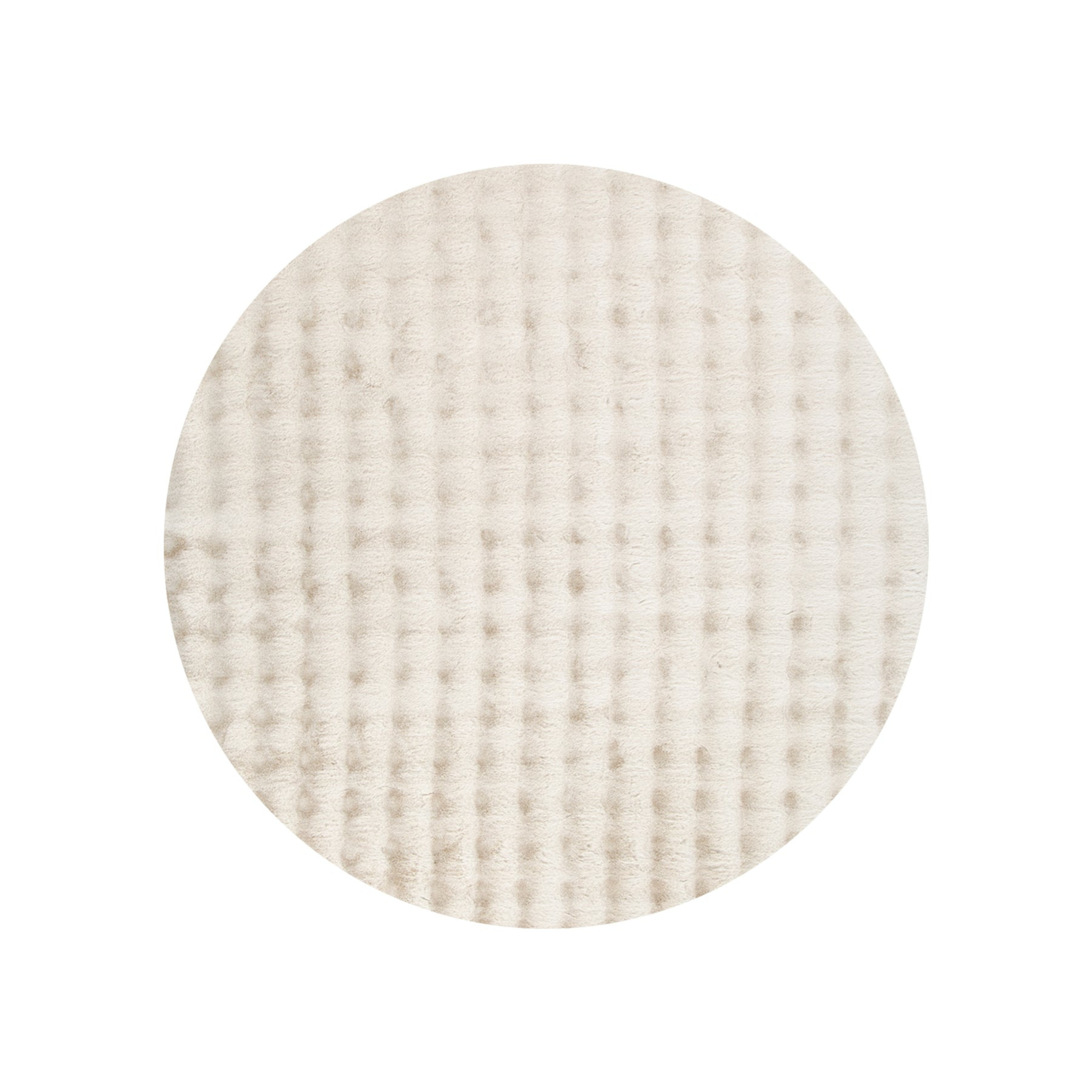 Dreamweaver Essence Round Machine Washable Rug, Beige