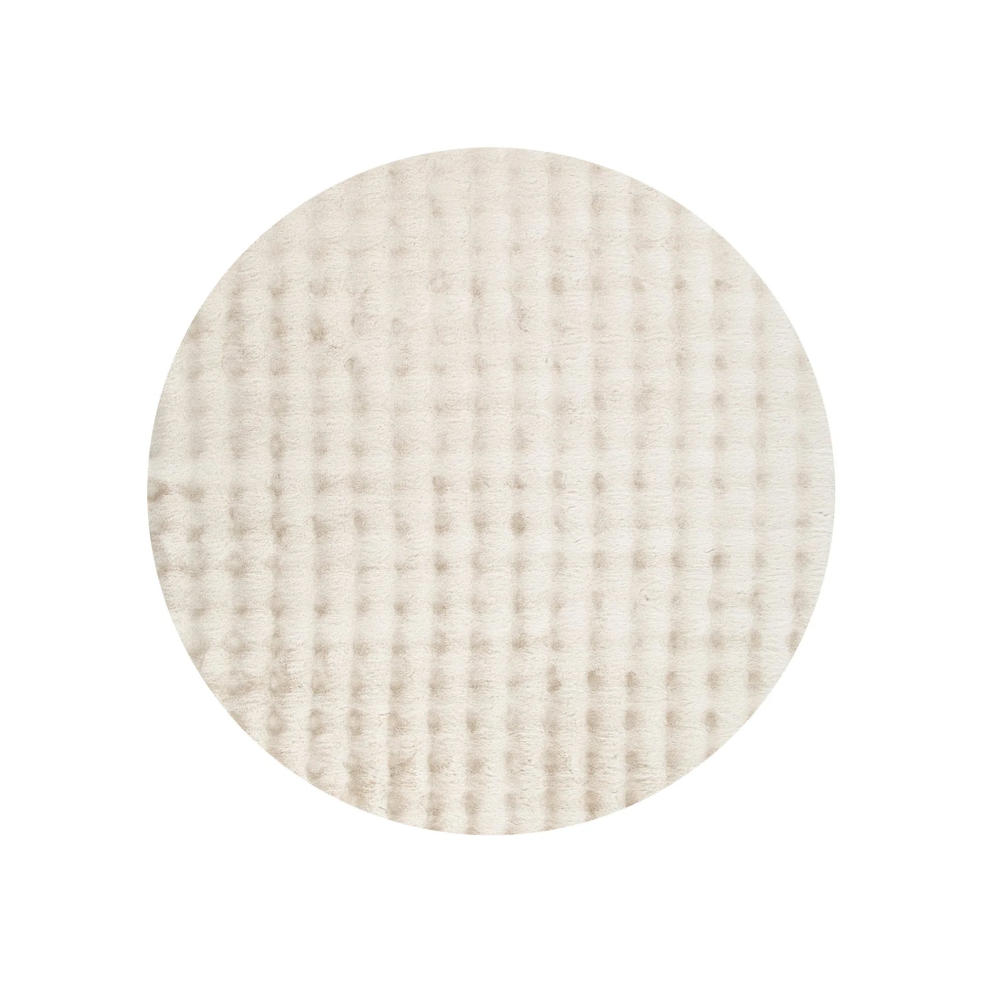DreamWeaver Essence Round Machine Washable Rug, Beige