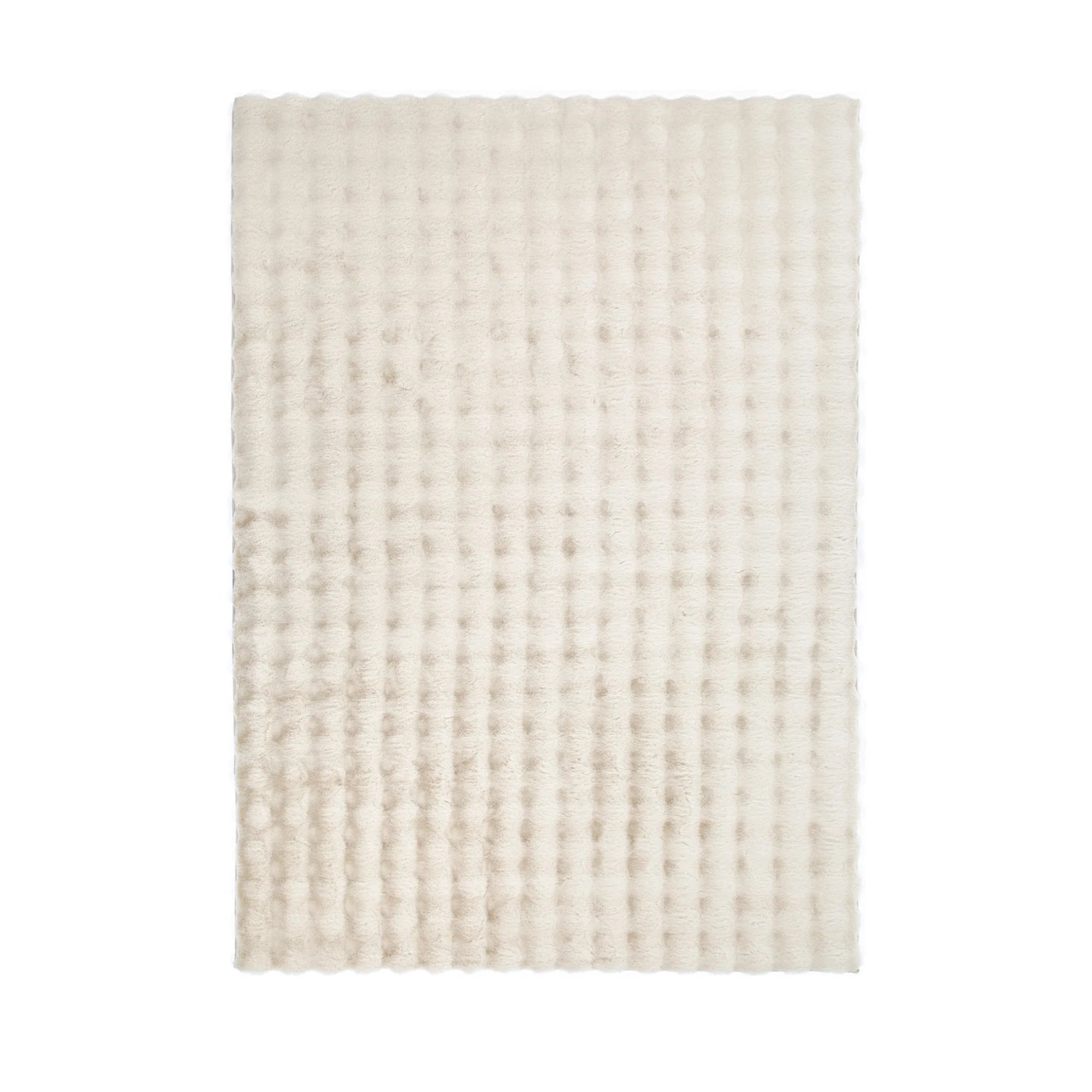 DreamWeaver Essence Rectangle Machine Washable Rug, Beige