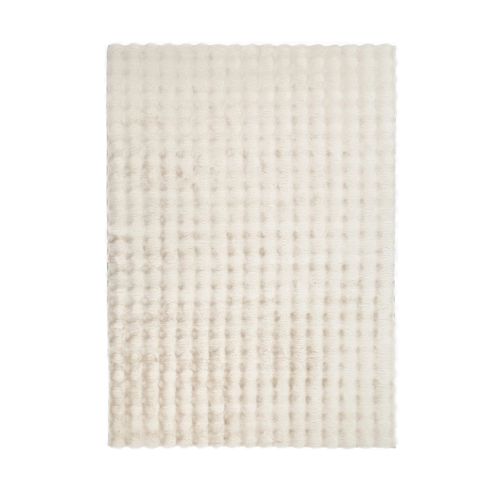 DreamWeaver Essence Rectangle Machine Washable Rug, Beige