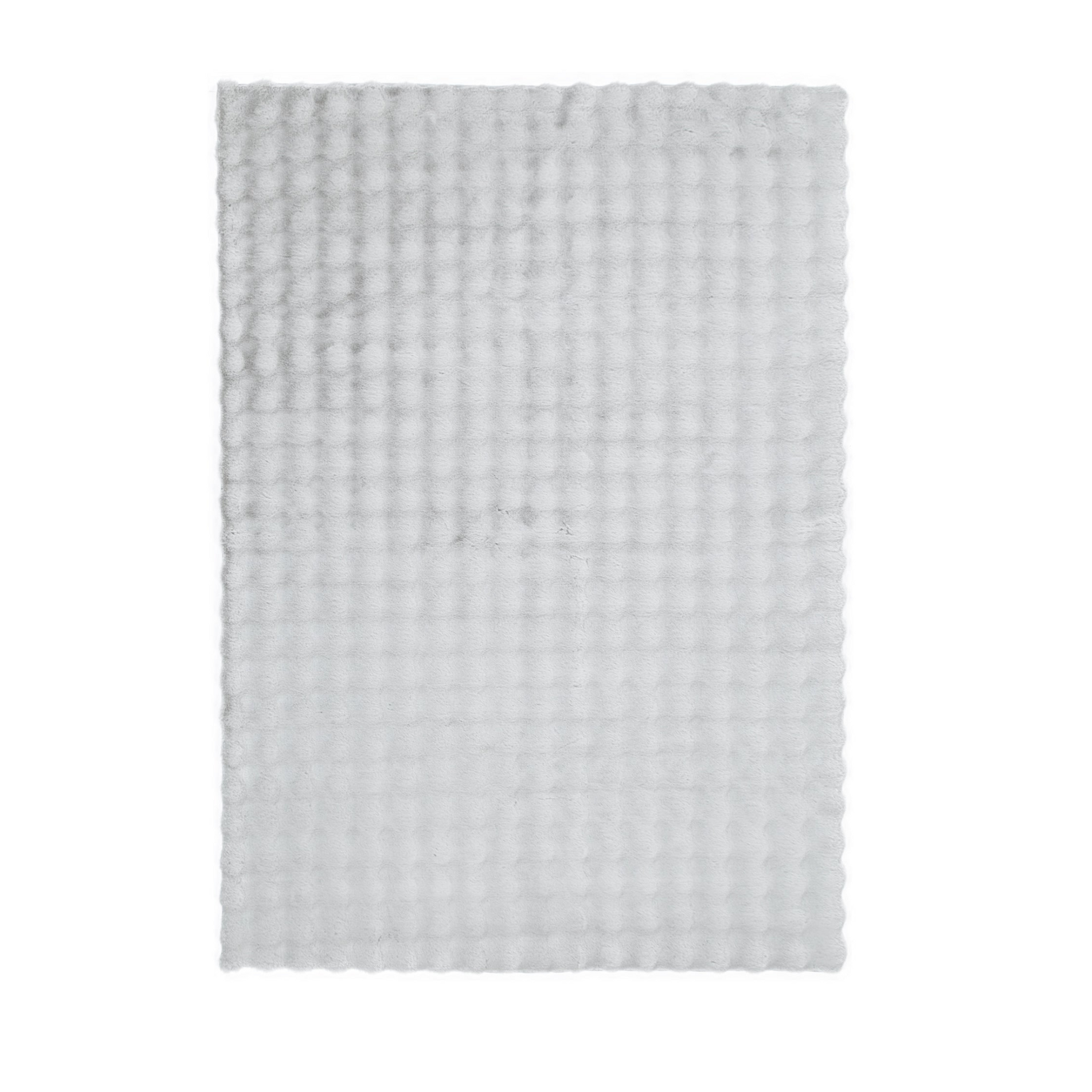 Dreamweaver Essence Rectangle Machine Washable Rug, Silver