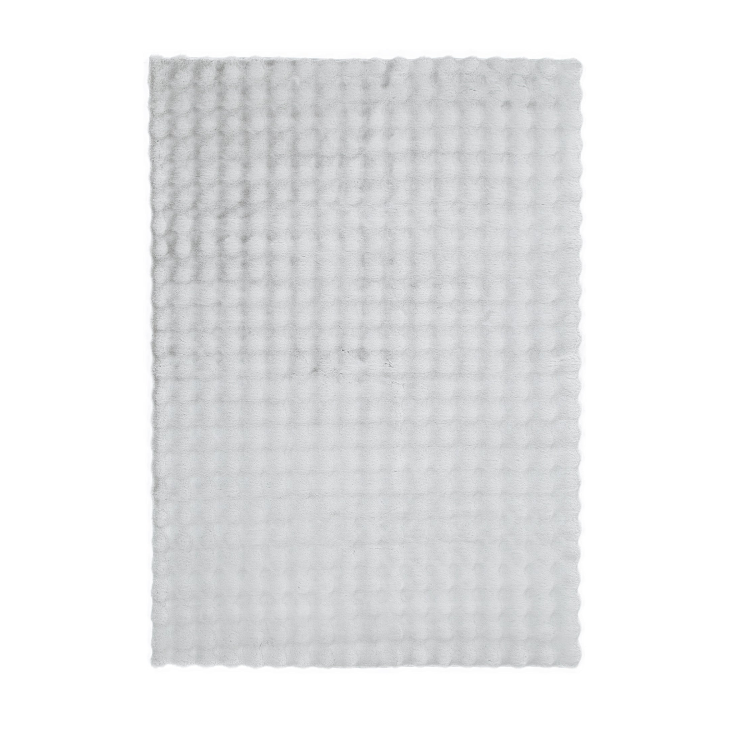 Dreamweaver Essence Rectangle Machine Washable Rug, Silver