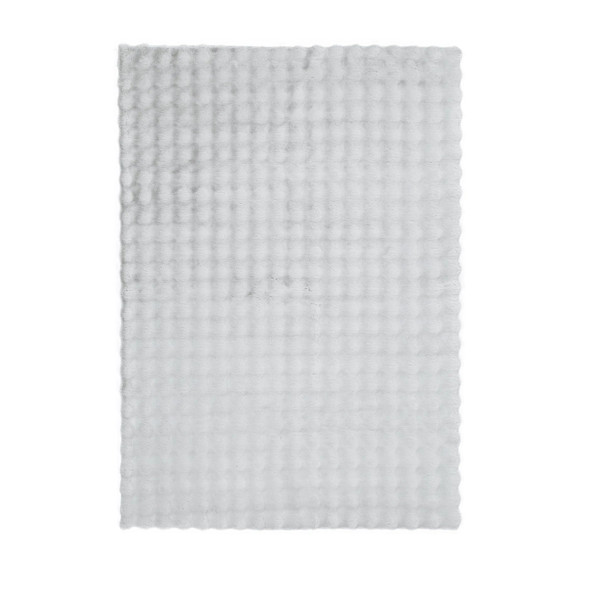 DreamWeaver Essence Rectangle Machine Washable Rug, Silver