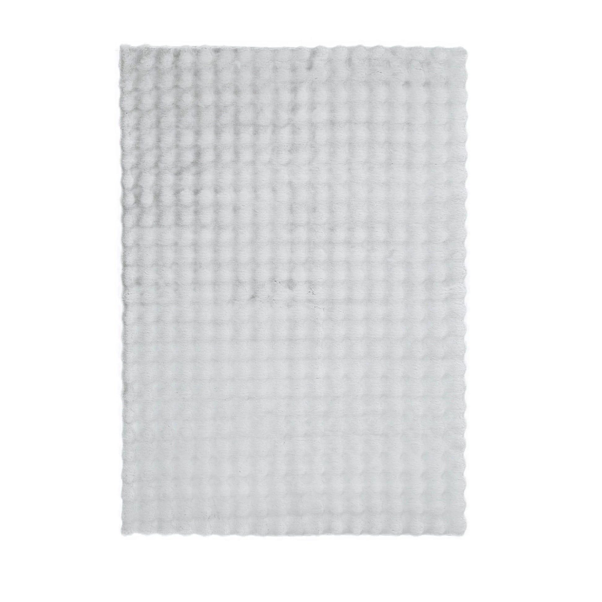 DreamWeaver Essence Rectangle Machine Washable Rug, Silver