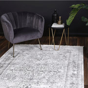 Dreamweaver Odyssey Vintage Plain Rug, Grey