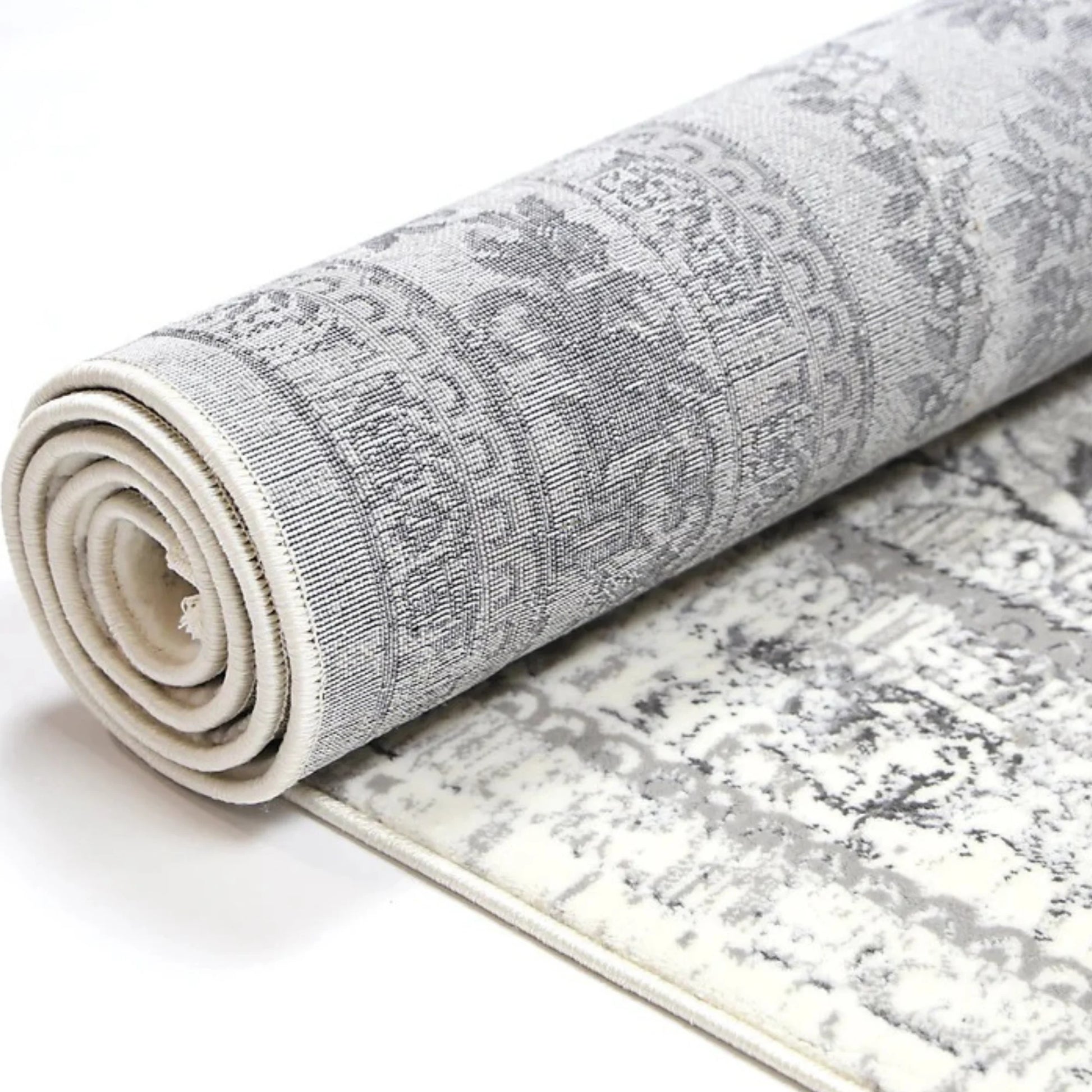 Dreamweaver Odyssey Vintage Plain Rug, Grey