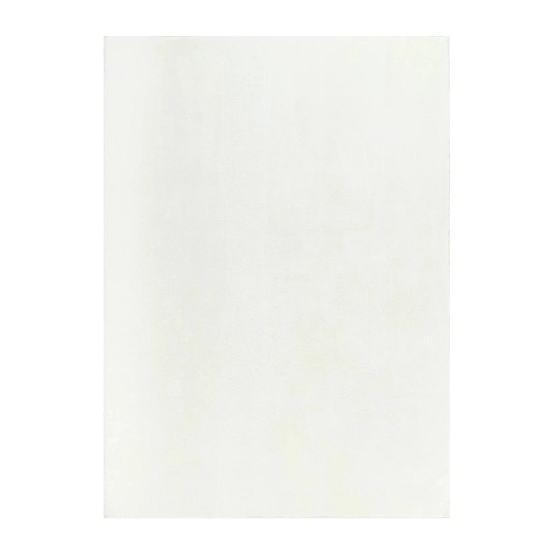 DreamWeaver Oasis Plain Machine Washable Rug, Cream