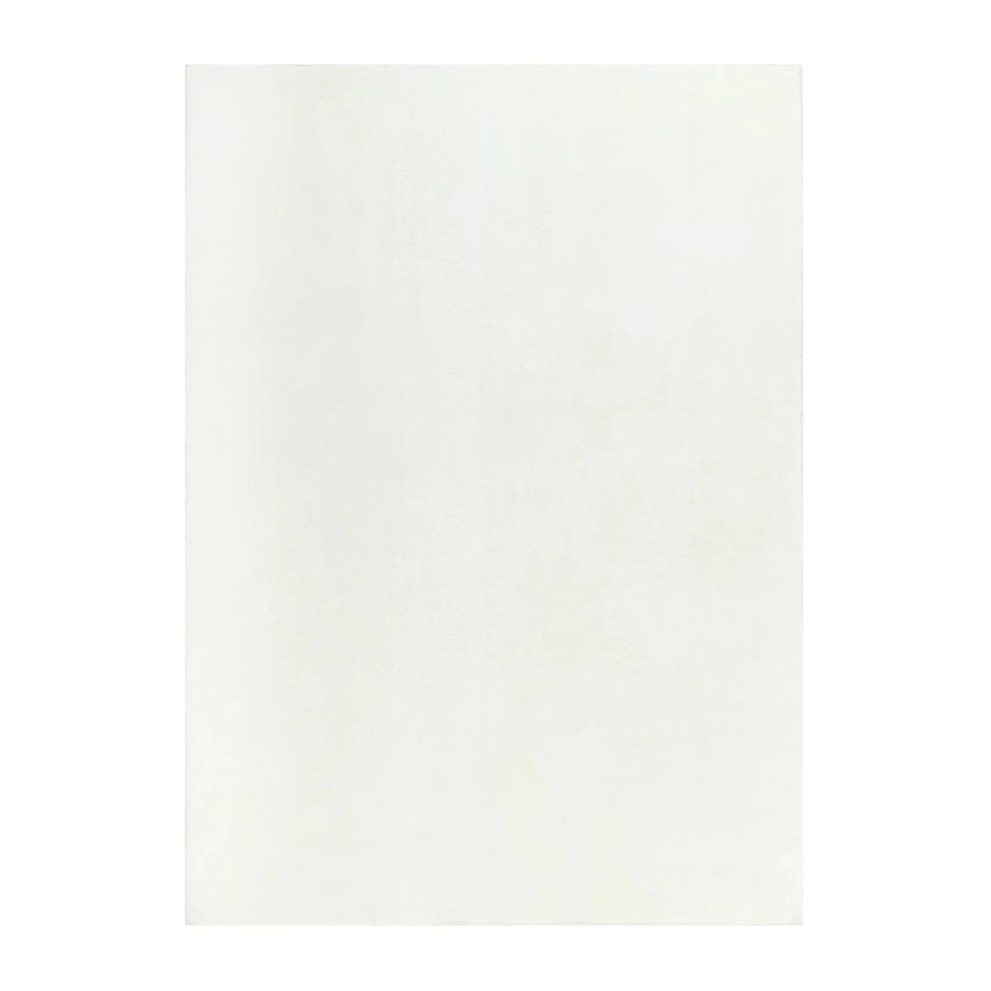 DreamWeaver Oasis Plain Machine Washable Rug, Cream