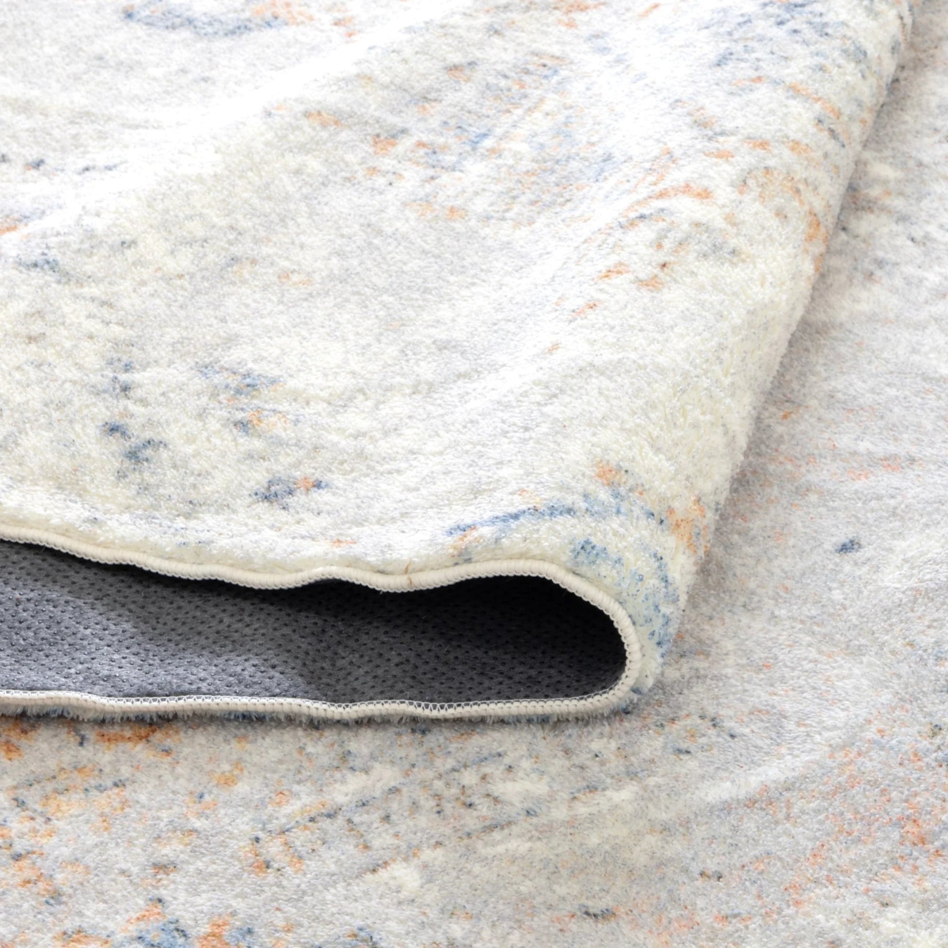 DreamWeaver Oasis Vintage Machine Washable Rug, Vintage Blue