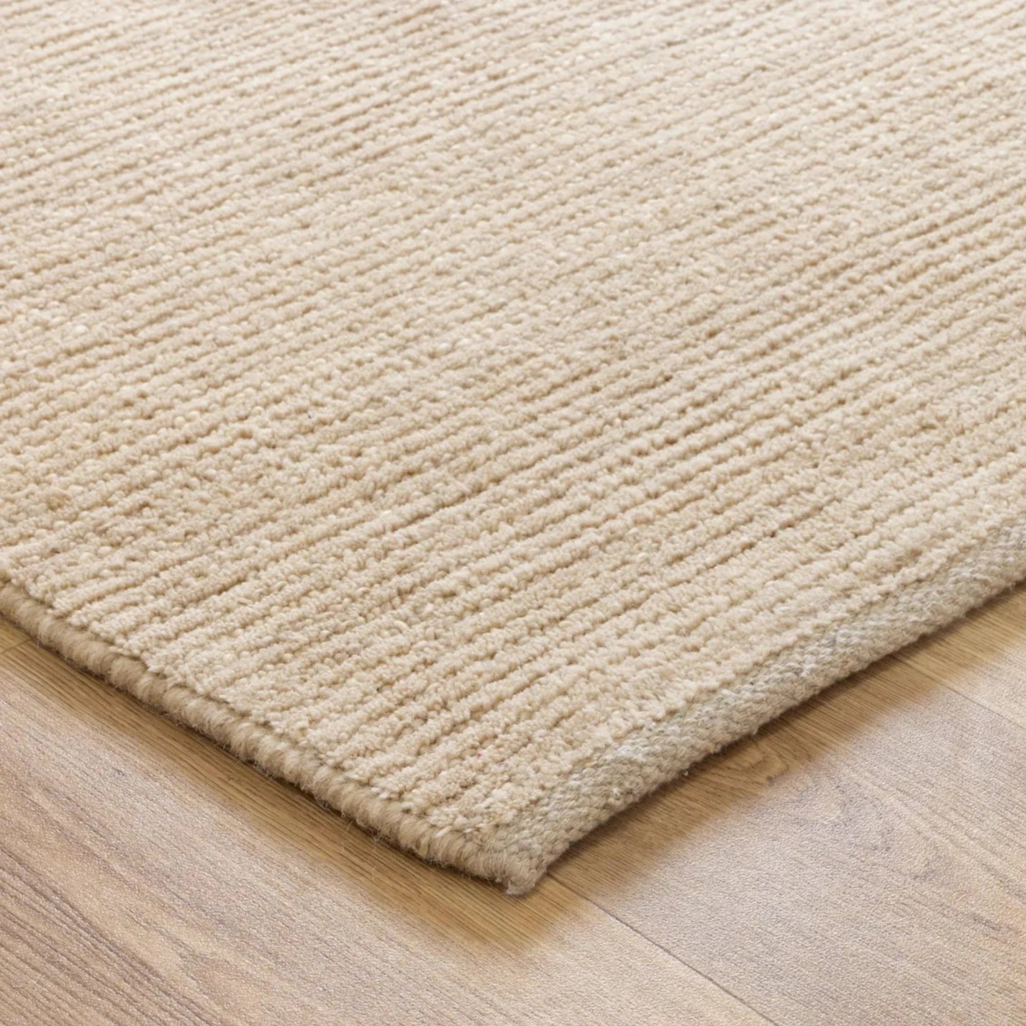 DreamWeaver Pure Scandinavian Fine Line Rug, Beige
