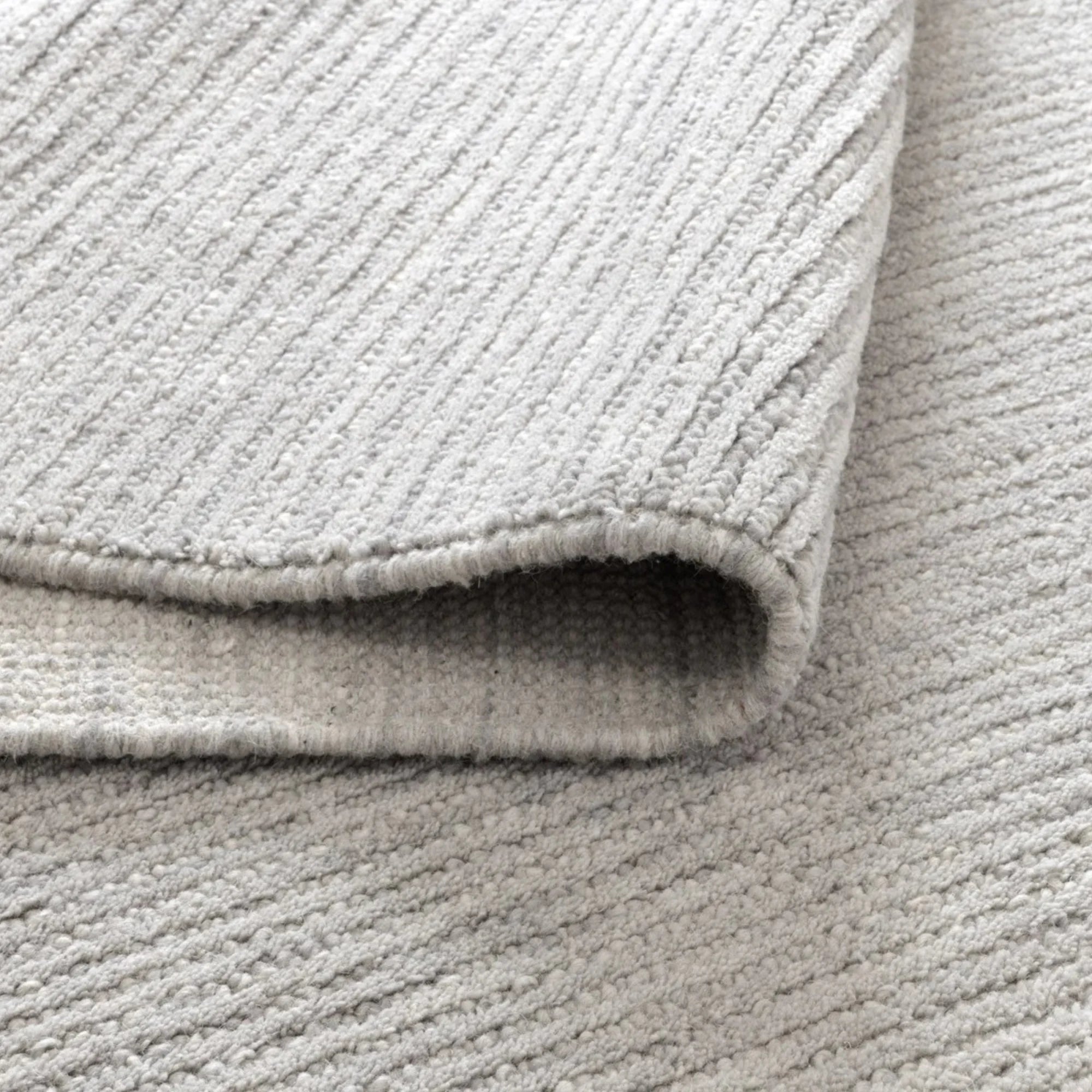 Dreamweaver Pure Scandinavian Plain Weave Rug, Grey