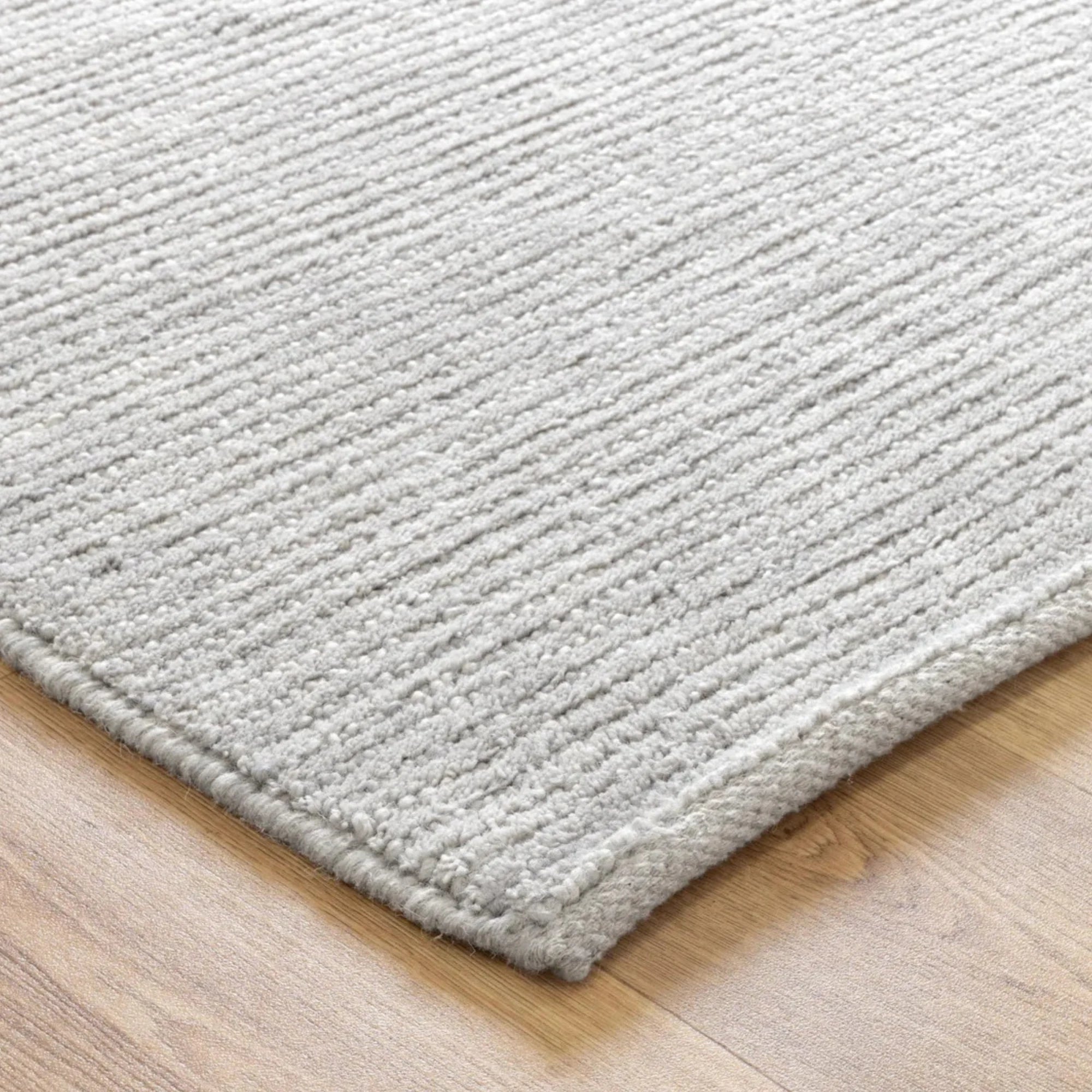 DreamWeaver Pure Scandinavian Plain Weave Rug, Grey