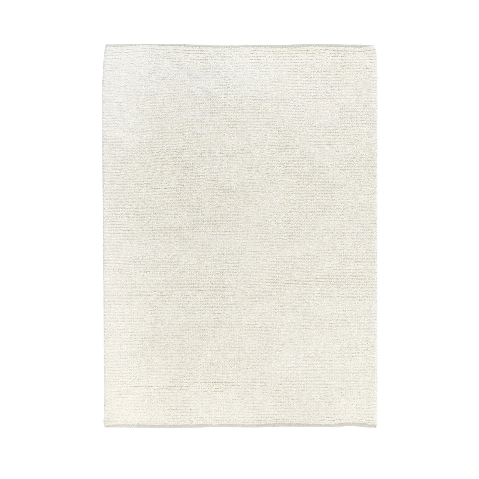 DreamWeaver Pure Scandinavian Wool Rug, Ivory, 80x300cm