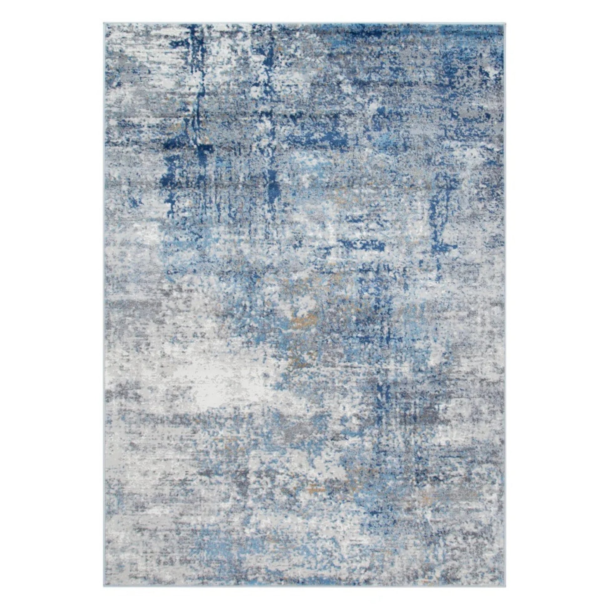 DreamWeaver Zenith Modern Rug, Navy Blue