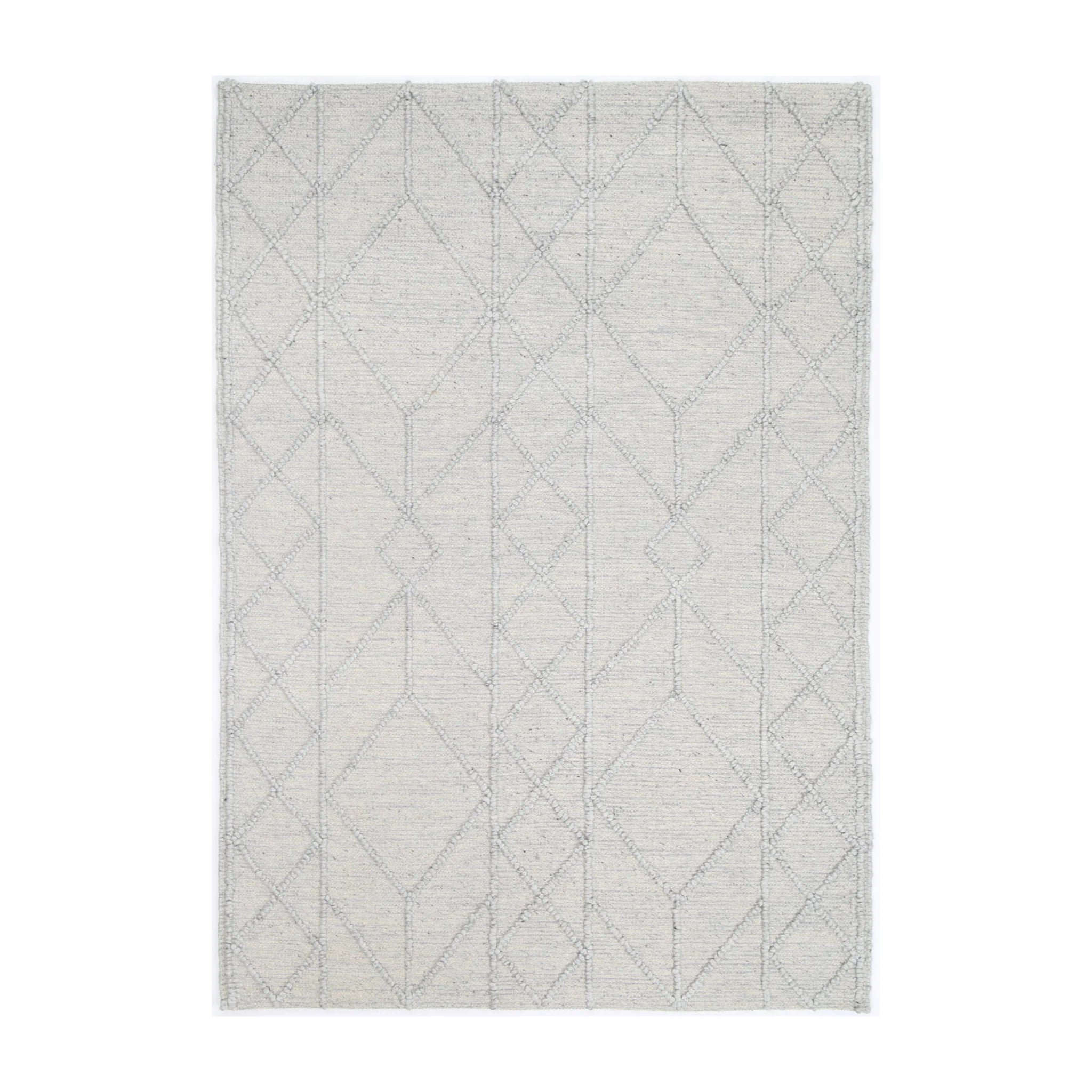 DreamWeaver Wave Scandinavian Tribal Rug, Tribal Grey