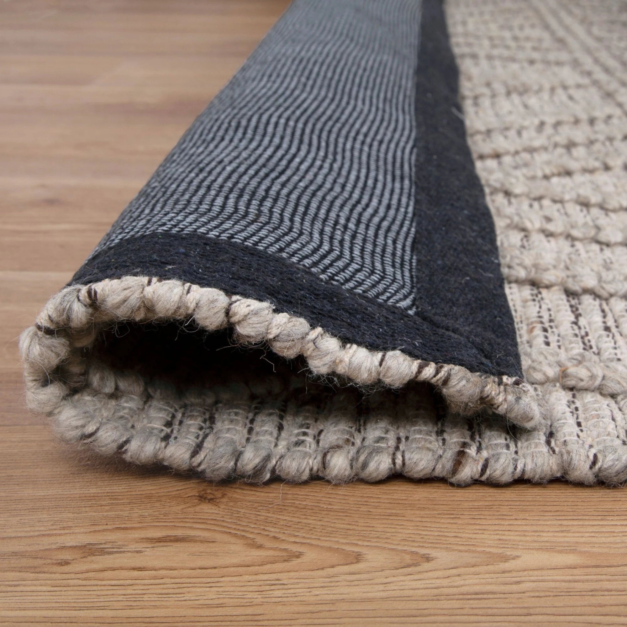Dreamweaver Wave Scandinavian Lattice Rug, Lattice Ash