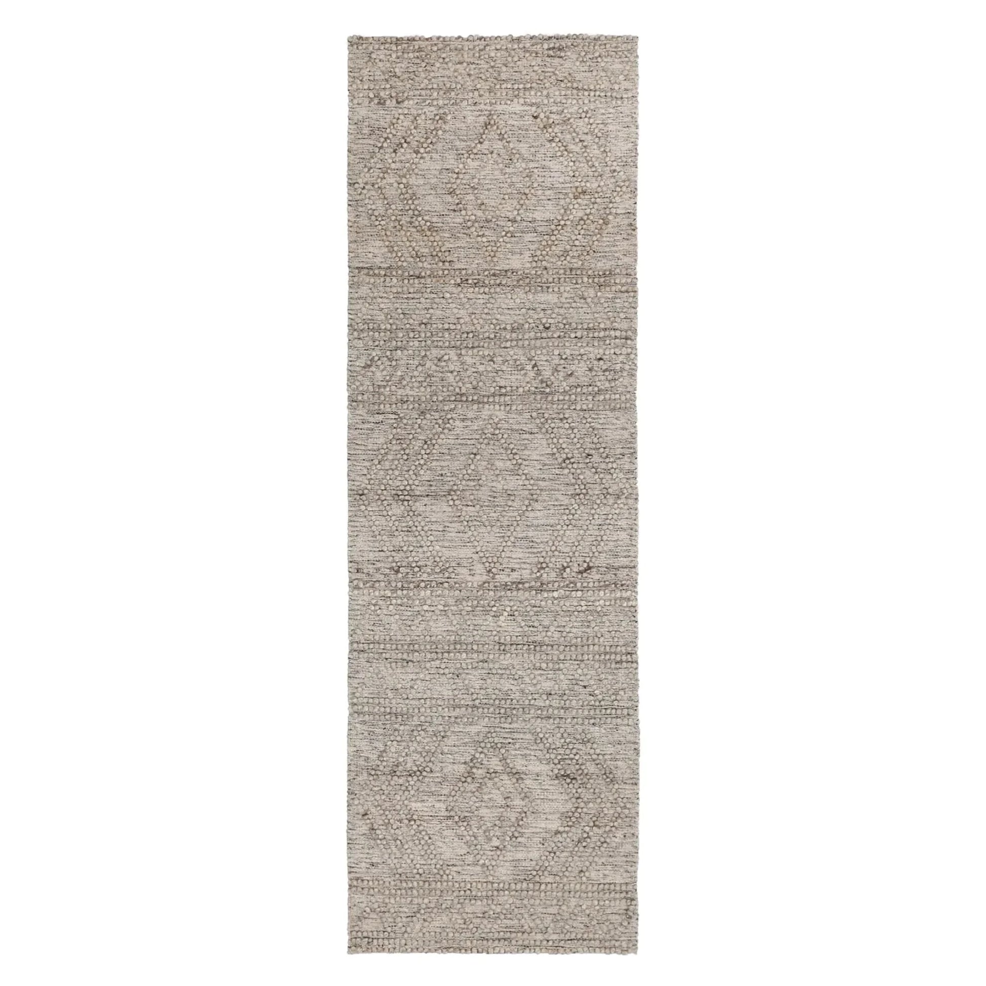 Dreamweaver Wave Scandinavian Lattice Rug, Lattice Ash