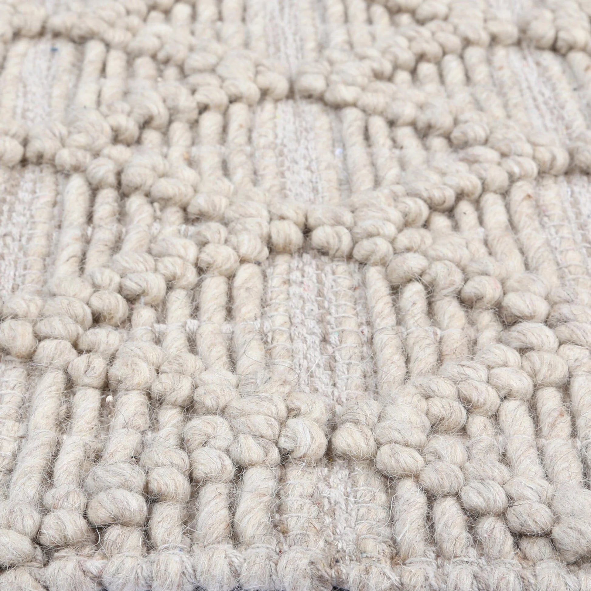 DreamWeaver Wave Scandinavian Mosaic Rug, Mosaic Natural