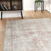 Dreamweaver Homestead Machine Washable Rug, Carmella Blush