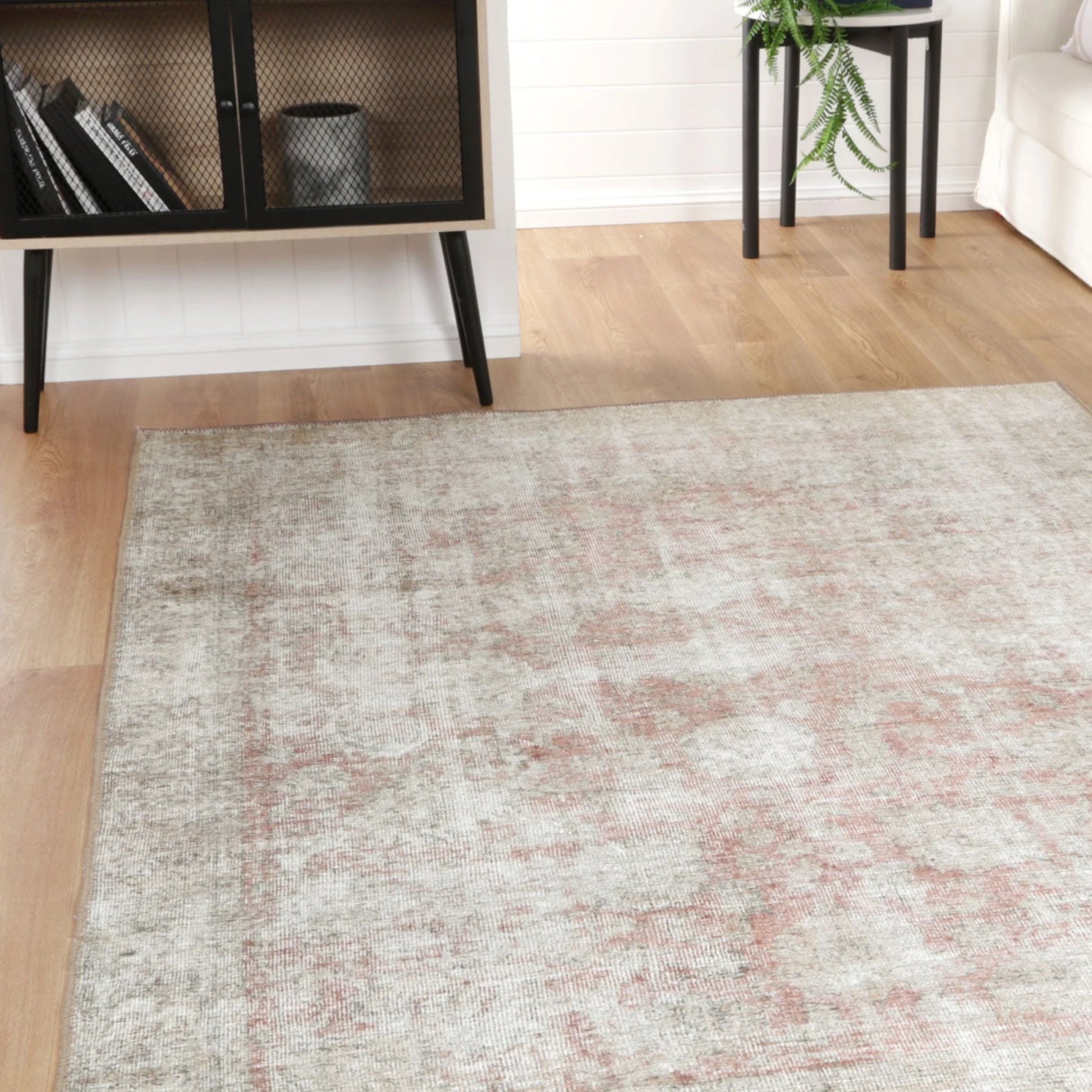 Dreamweaver Homestead Machine Washable Rug, Carmella Blush