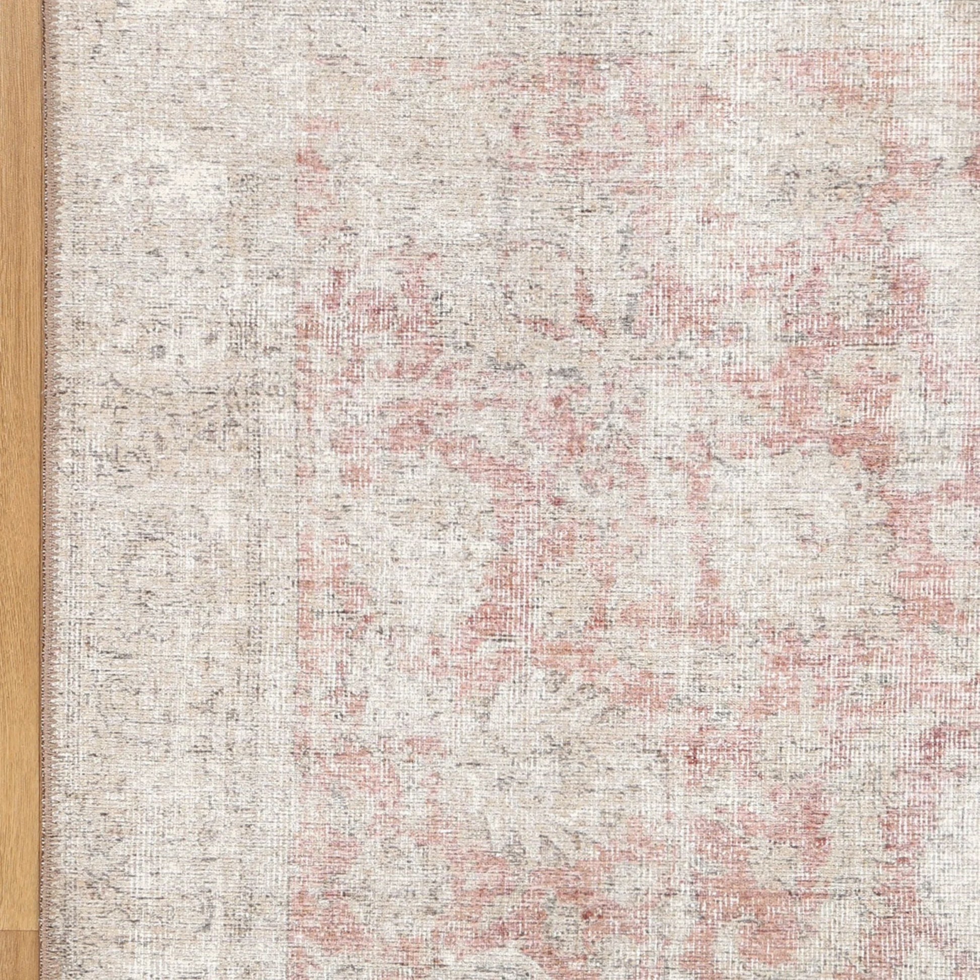 Dreamweaver Homestead Machine Washable Rug, Carmella Blush